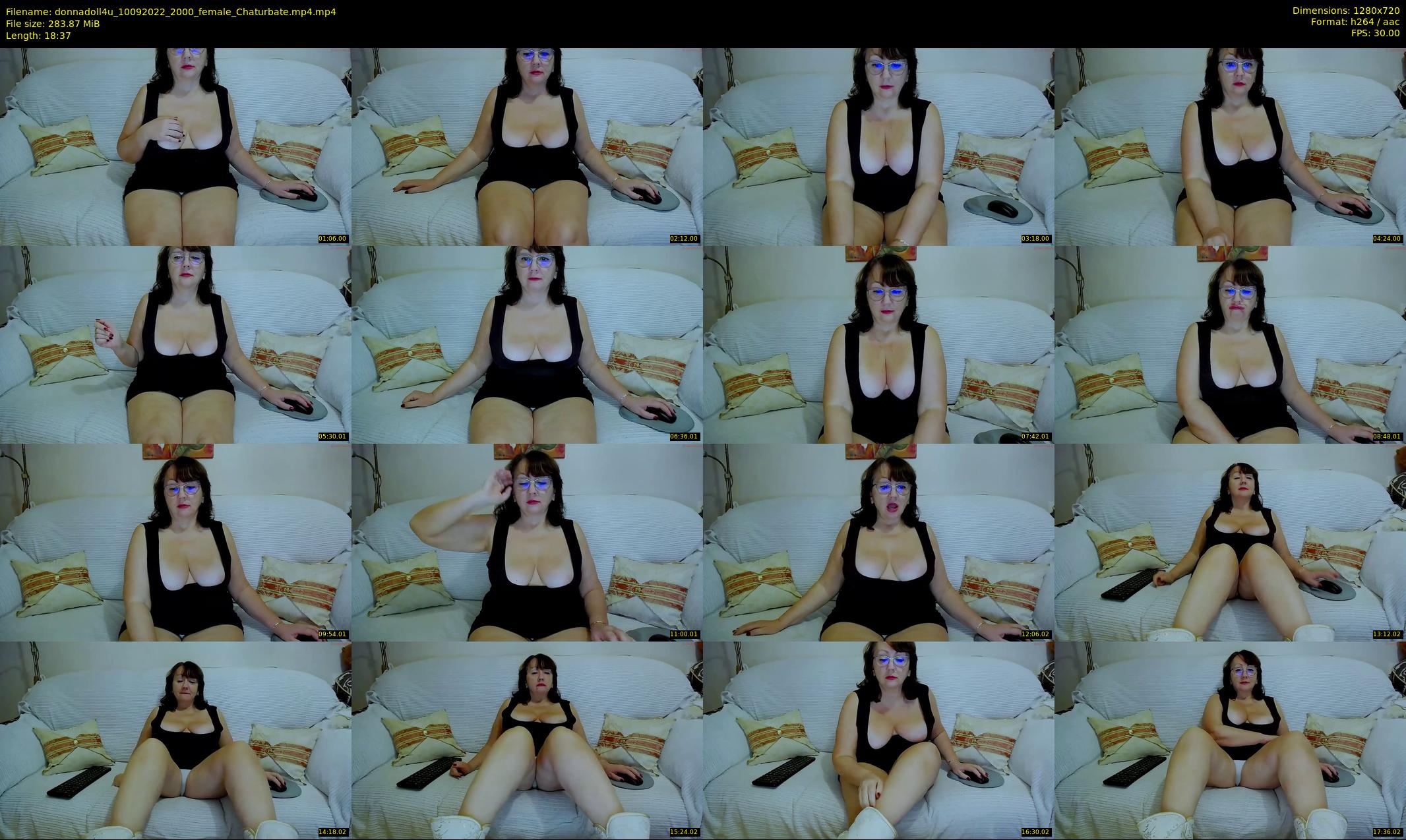 donnadoll4u — 19 minute Chaturbate female cam show recording, 720p, Sep 10, 2022
