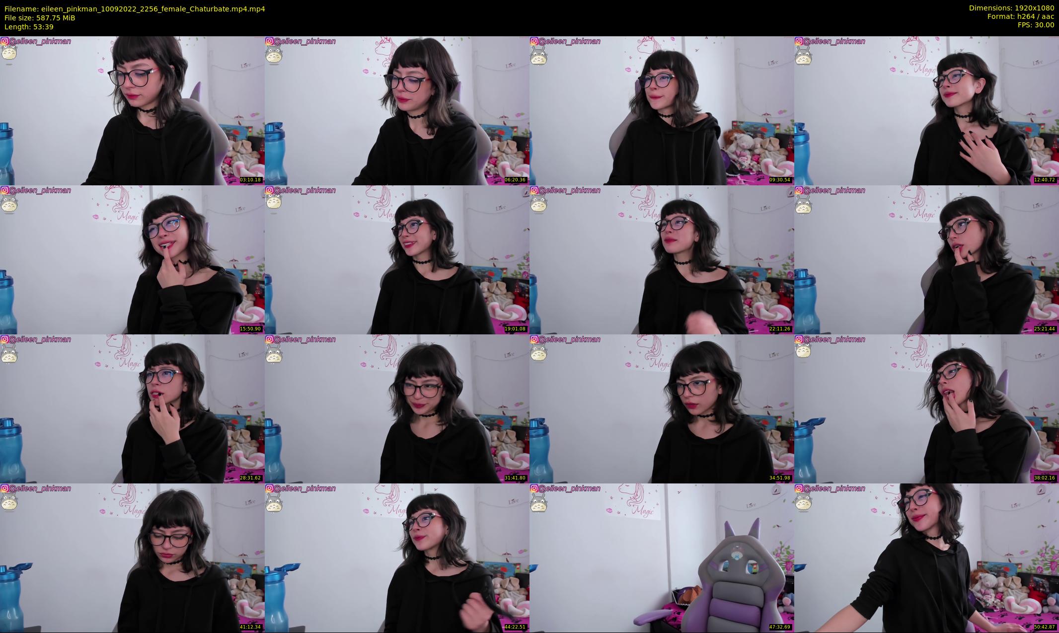 eileen_pinkman — 54 minute Chaturbate female cam show recording, 1080p, Sep 10, 2022