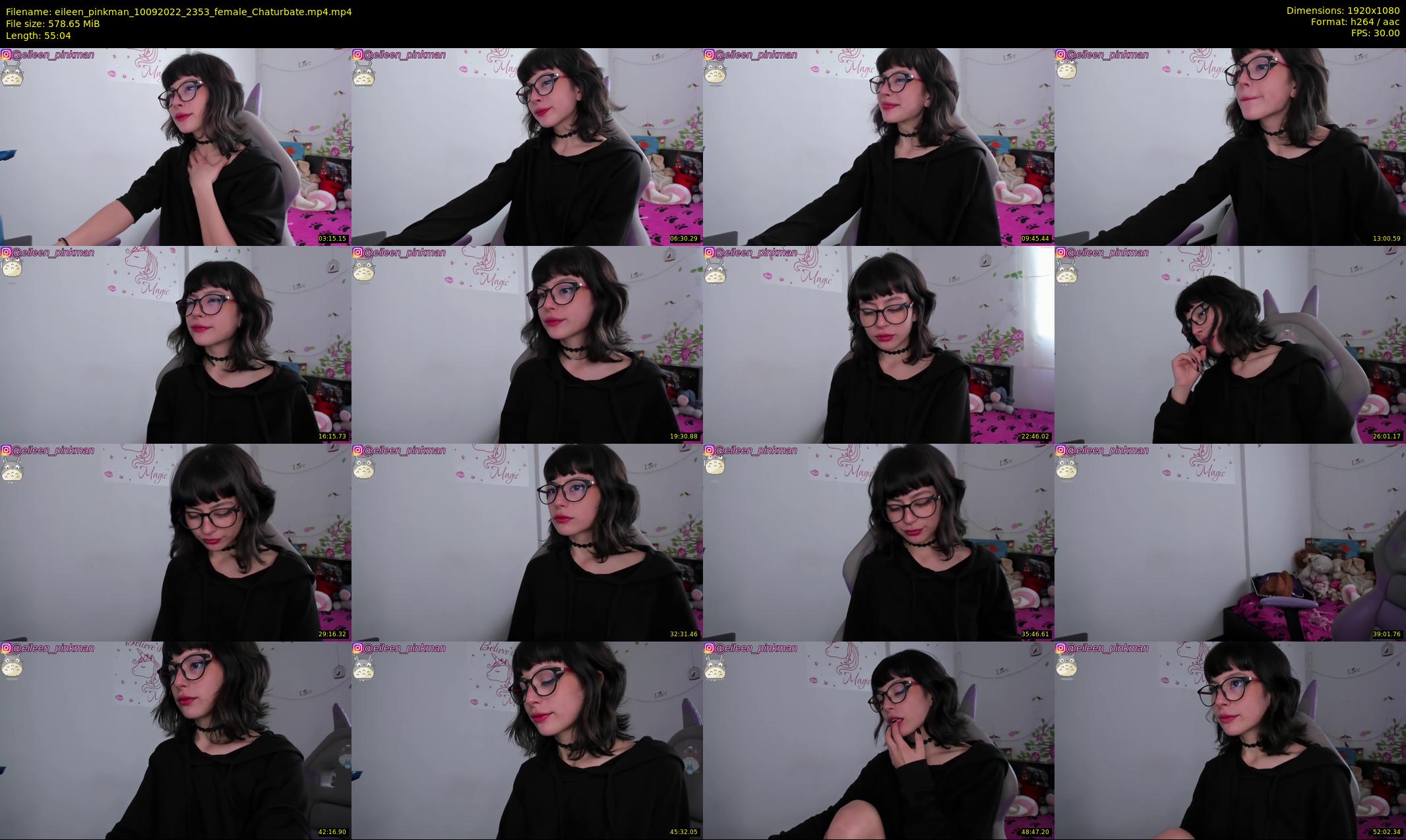 eileen_pinkman — 56 minute Chaturbate female cam show recording, 1080p, Sep 10, 2022
