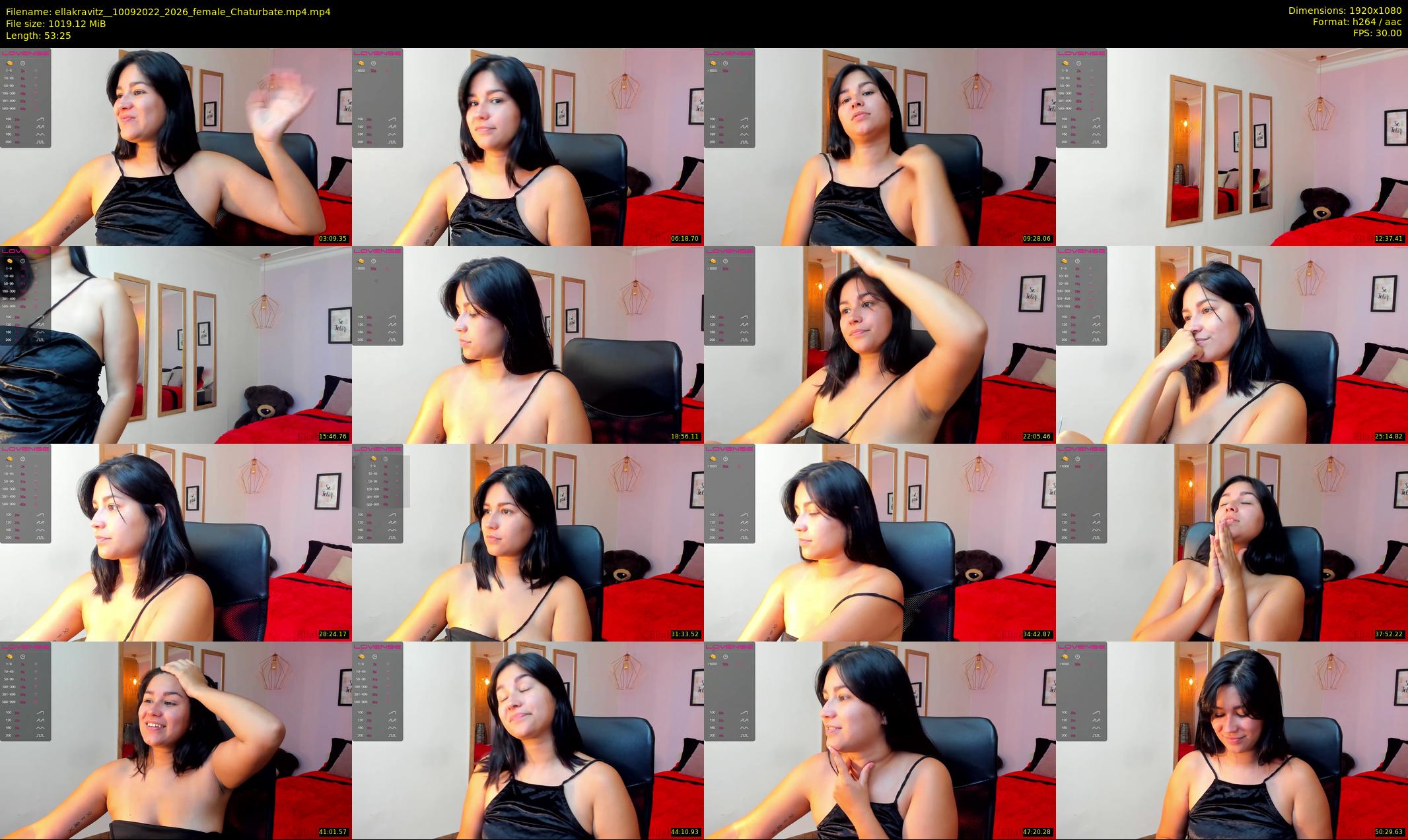 ellakravitz_ — 54 minute Chaturbate female cam show recording, 1080p, Sep 10, 2022