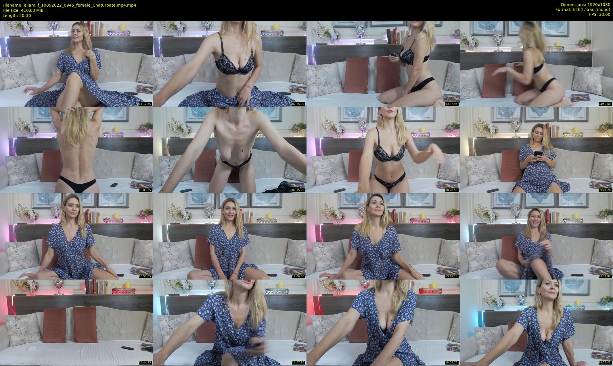 ellamilf — 21 minute Chaturbate female cam show recording, 1080p, Sep 10, 2022