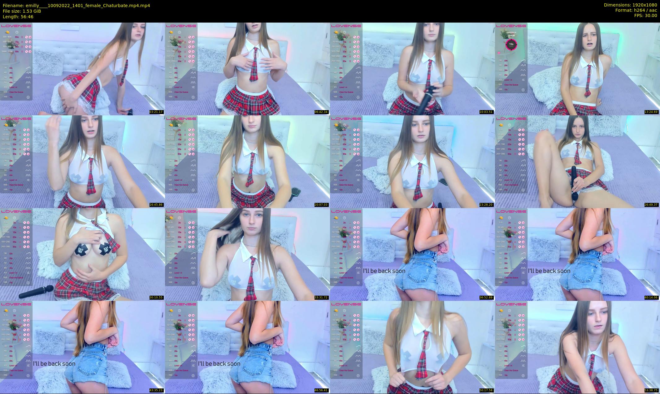 emilly___ — 57 minute Chaturbate female cam show recording, 1080p, Sep 10, 2022