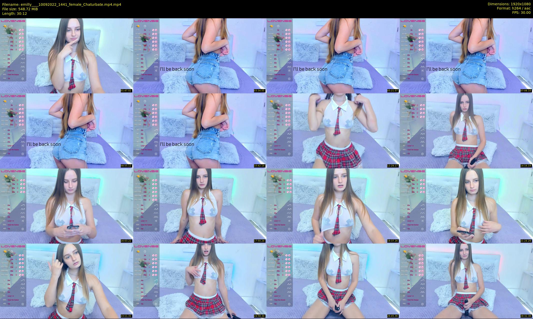 emilly___ — 31 minute Chaturbate female cam show recording, 1080p, Sep 10, 2022