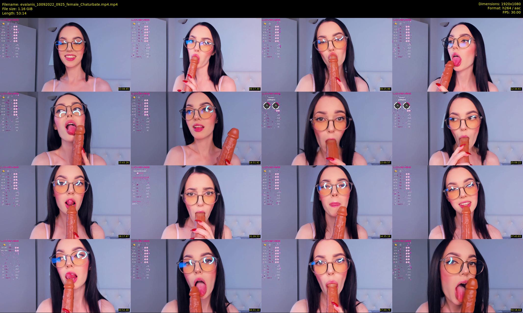 evalanis — 54 minute Chaturbate couple cam show recording, 1080p, Sep 10, 2022