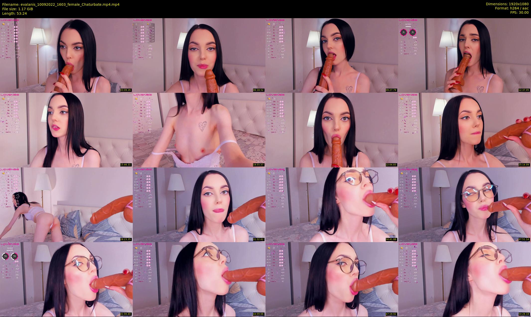 evalanis — 54 minute Chaturbate couple cam show recording, 1080p, Sep 10, 2022