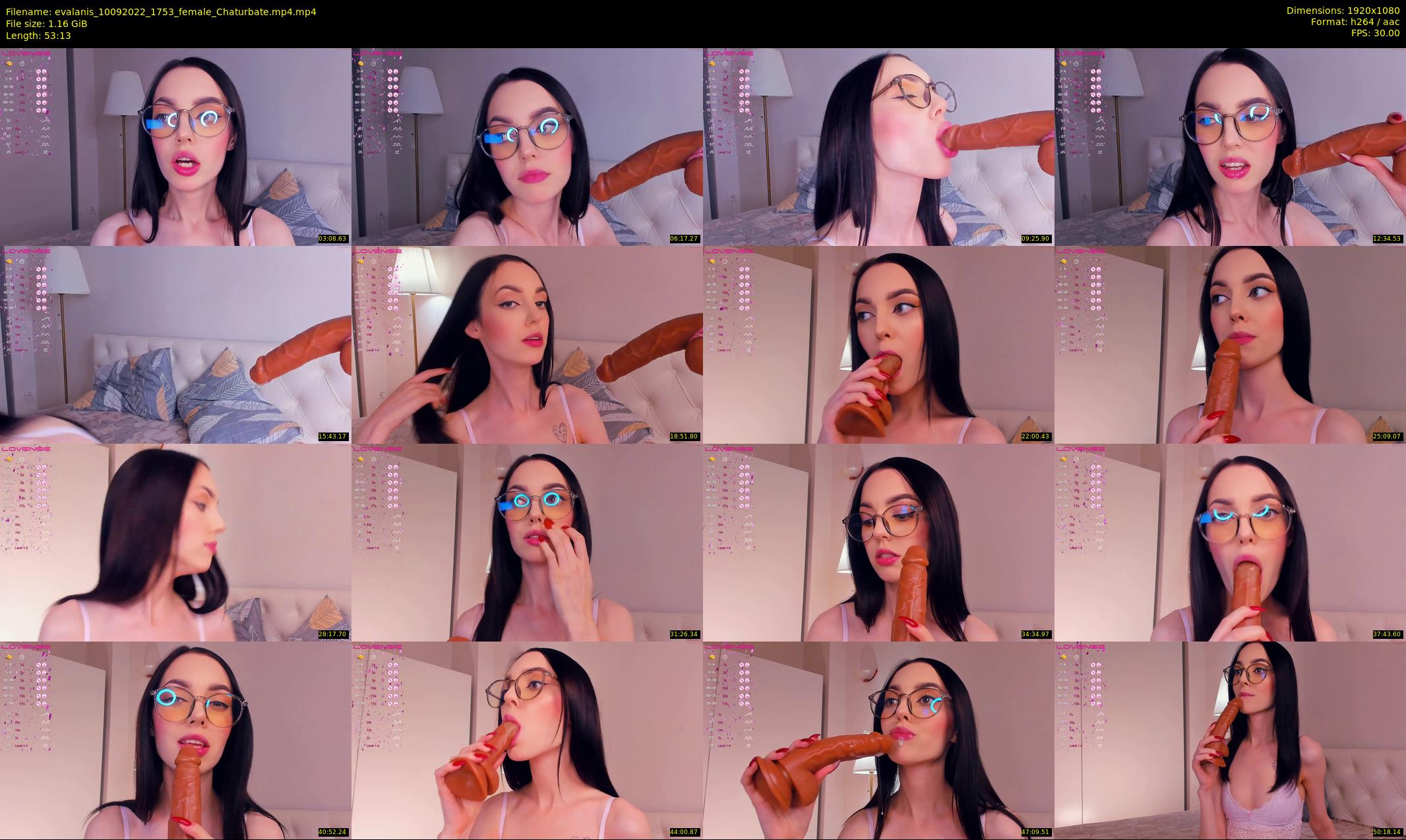 evalanis — 54 minute Chaturbate couple cam show recording, 1080p, Sep 10, 2022