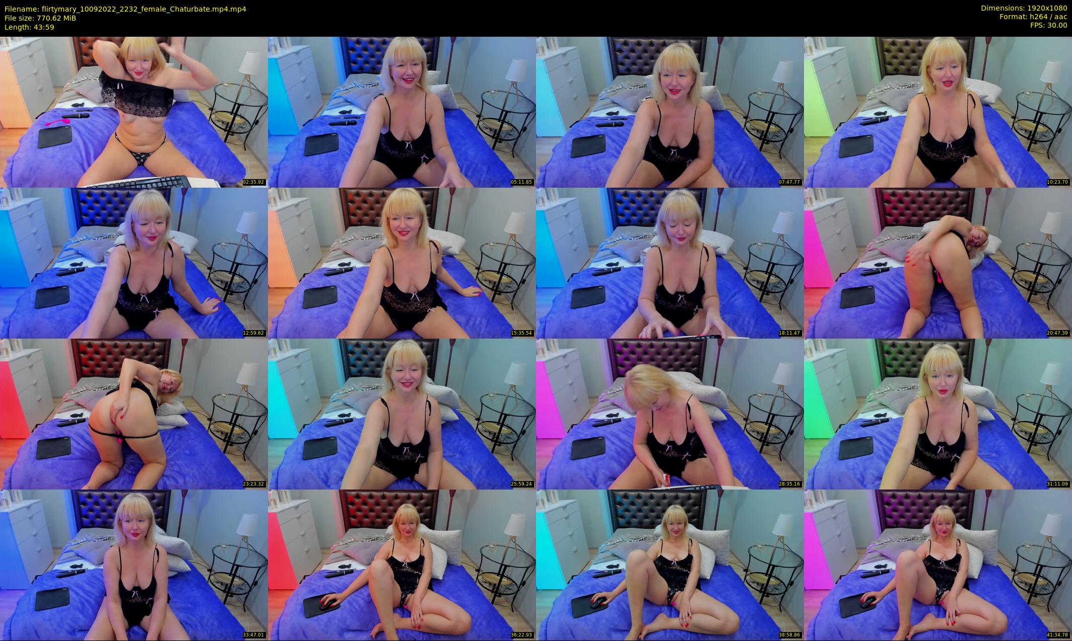 flirtymary — 44 minute Chaturbate female cam show recording, 1080p, Sep 10, 2022
