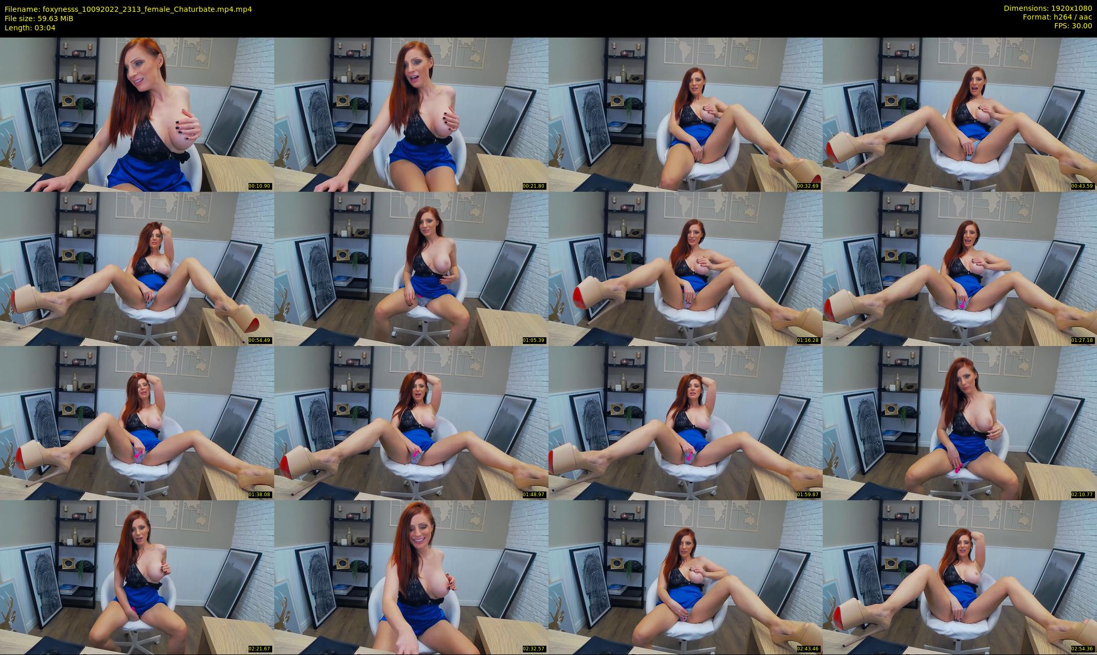 foxynesss — 4 minute Chaturbate female cam show recording, 1080p, Sep 10, 2022