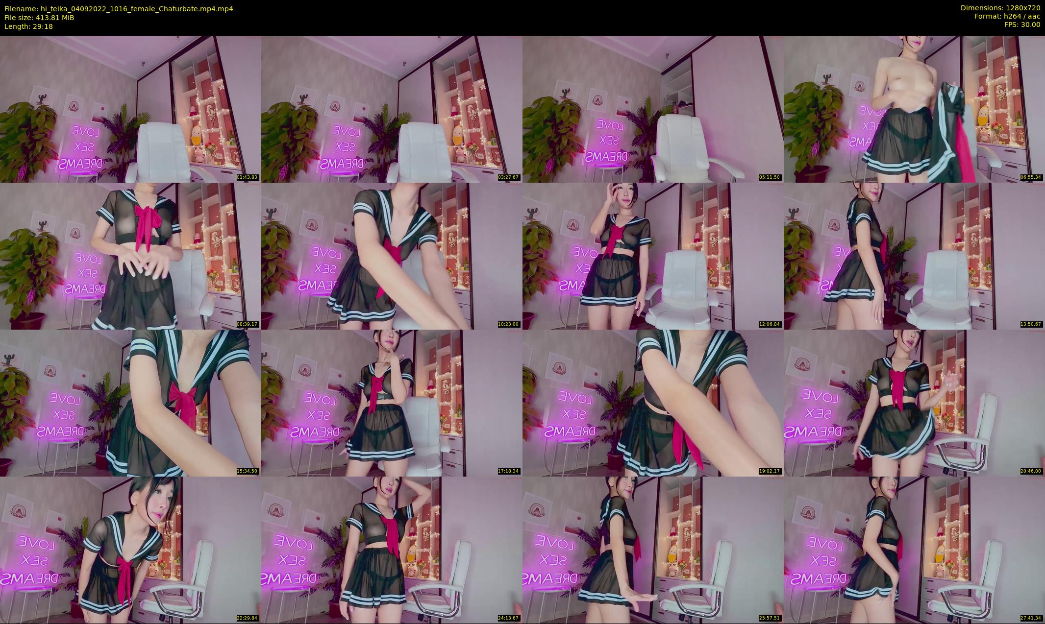 hi_teika — 30 minute Chaturbate female cam show recording, 720p, Sep 4, 2022
