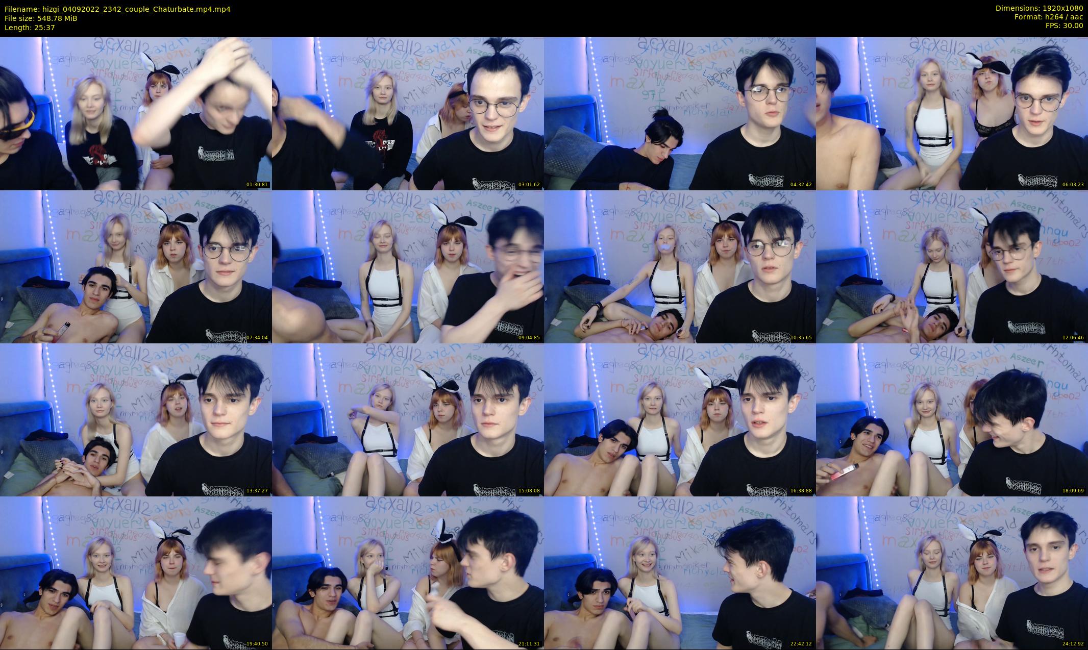 hizgi — 26 minute Chaturbate couple cam show recording, 1080p, Sep 4, 2022