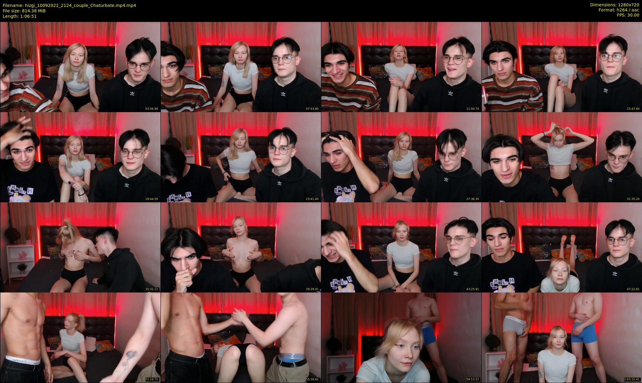hizgi — 67 minute Chaturbate couple cam show recording, 720p, Sep 10, 2022