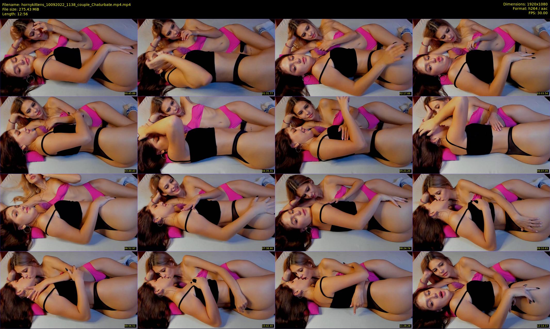 hornykittens — 13 minute Chaturbate couple cam show recording, 1080p, Sep 10, 2022