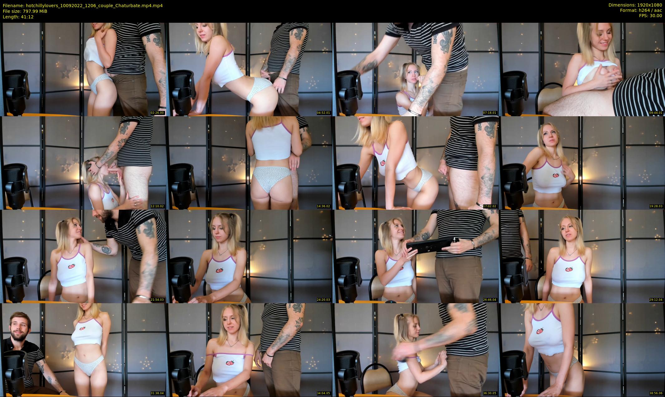 hotchillylovers — 42 minute Chaturbate couple cam show recording, 1080p, Sep 10, 2022