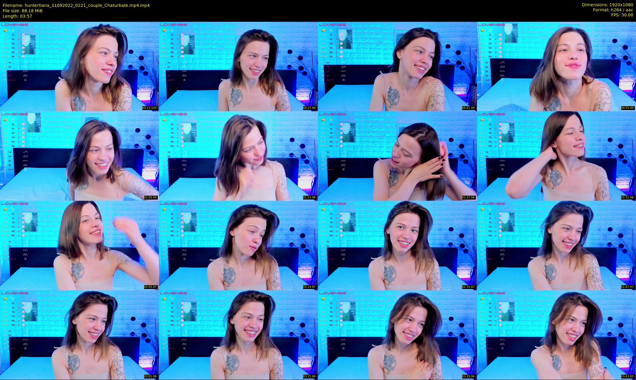 huntertiana — 4 minute Chaturbate female cam show recording, 1080p, Sep 11, 2022