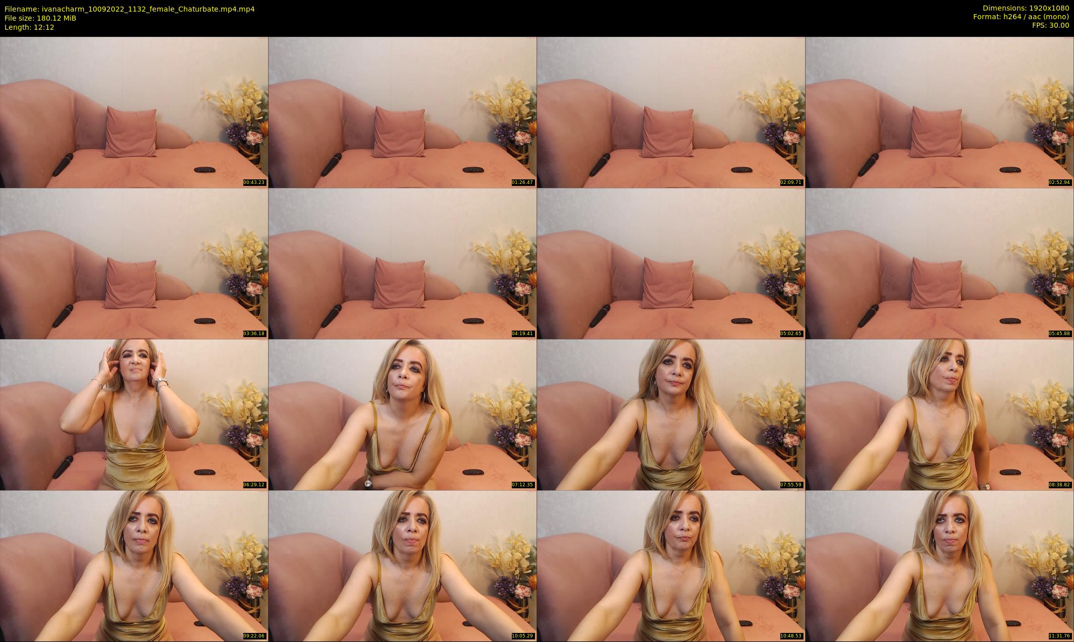 ivanacharm — 13 minute Chaturbate female cam show recording, 1080p, Sep 10, 2022