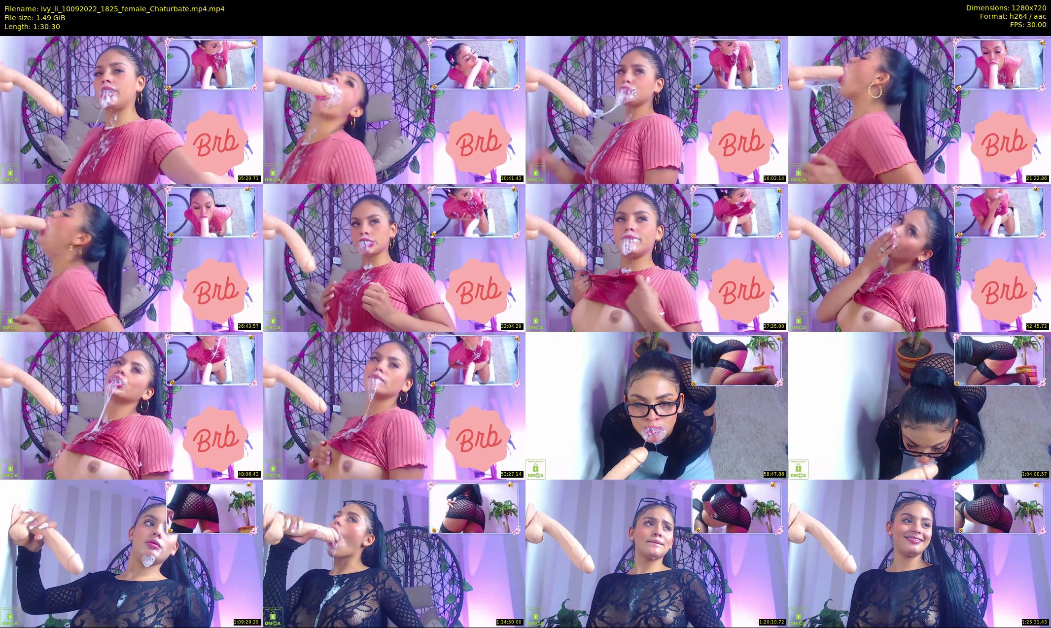 ivy_li — 91 minute Chaturbate female cam show recording, 720p, Sep 10, 2022