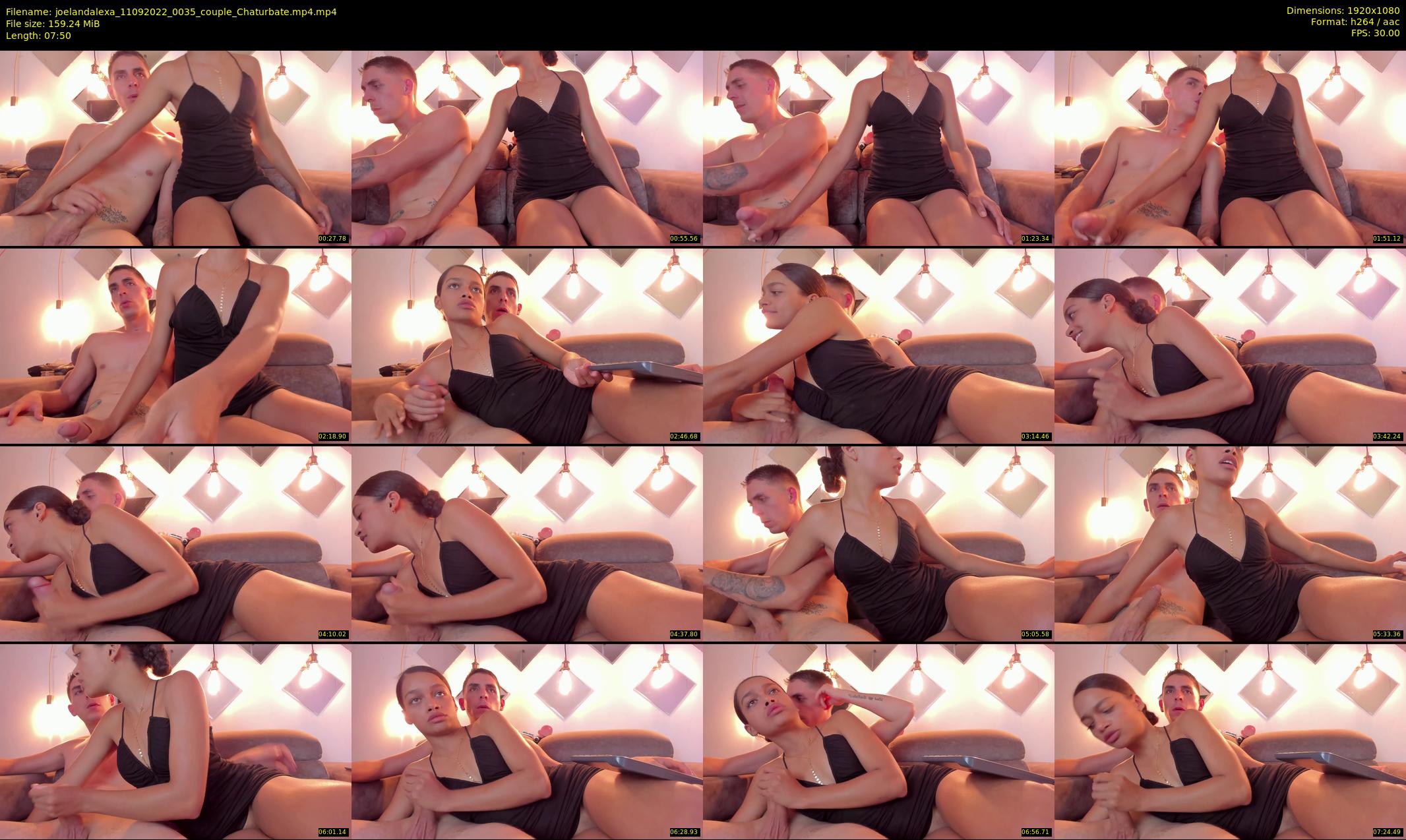 joelandalexa — 8 minute Chaturbate couple cam show recording, 1080p, Sep 11, 2022