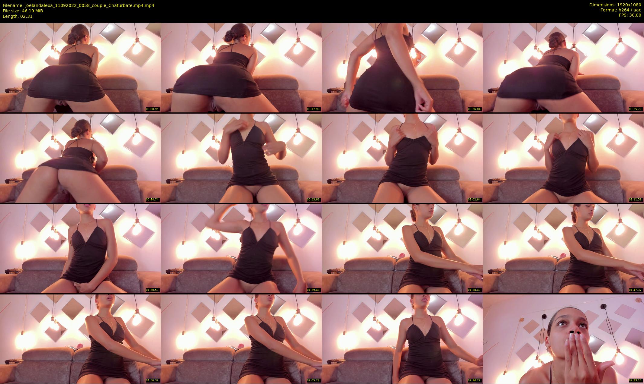 joelandalexa — 3 minute Chaturbate couple cam show recording, 1080p, Sep 11, 2022