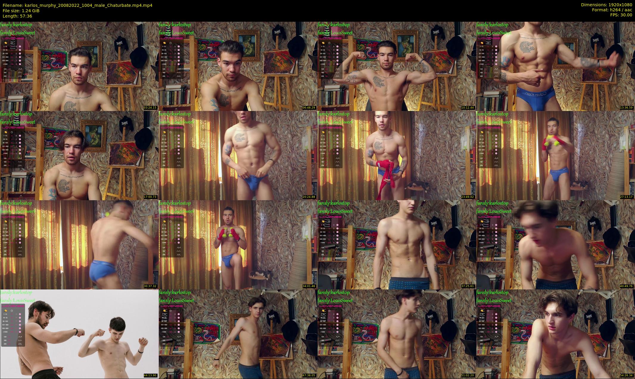 karlos_murphy — 58 minute Chaturbate male cam show recording, 1080p, Aug 20, 2022