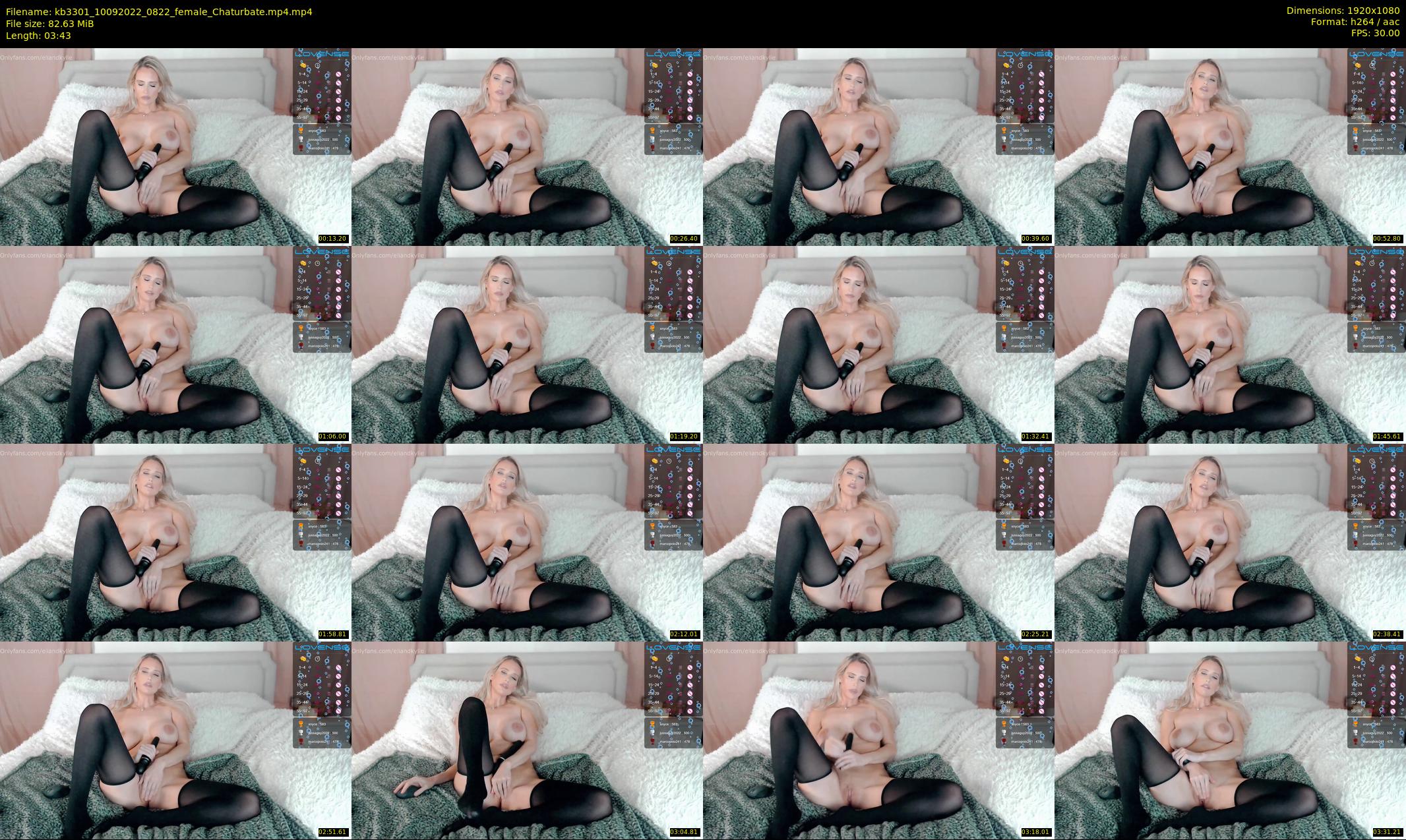 kb3301 — 4 minute Chaturbate couple cam show recording, 1080p, Sep 10, 2022