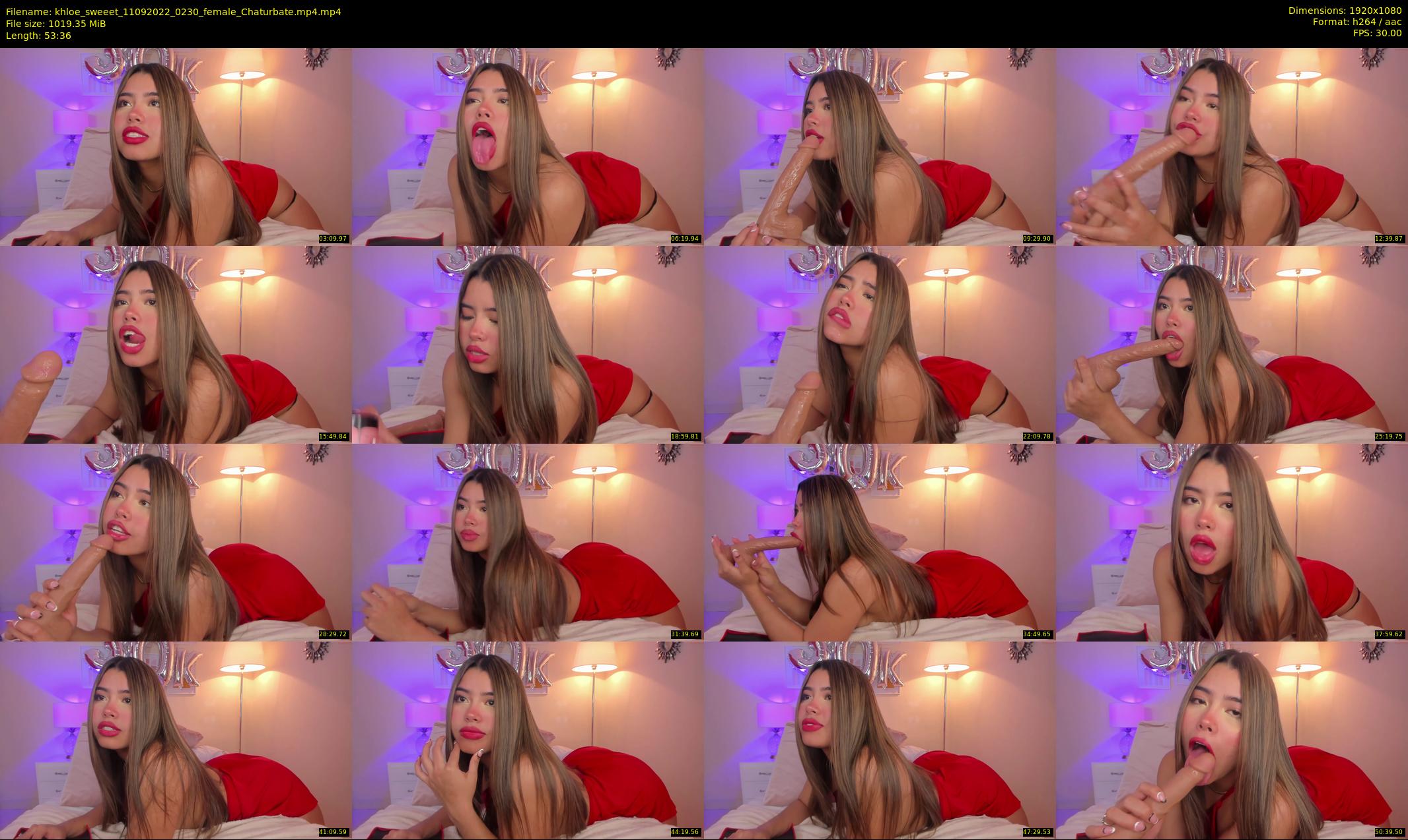 khloe_sweeet — 54 minute Chaturbate female cam show recording, 1080p, Sep 11, 2022