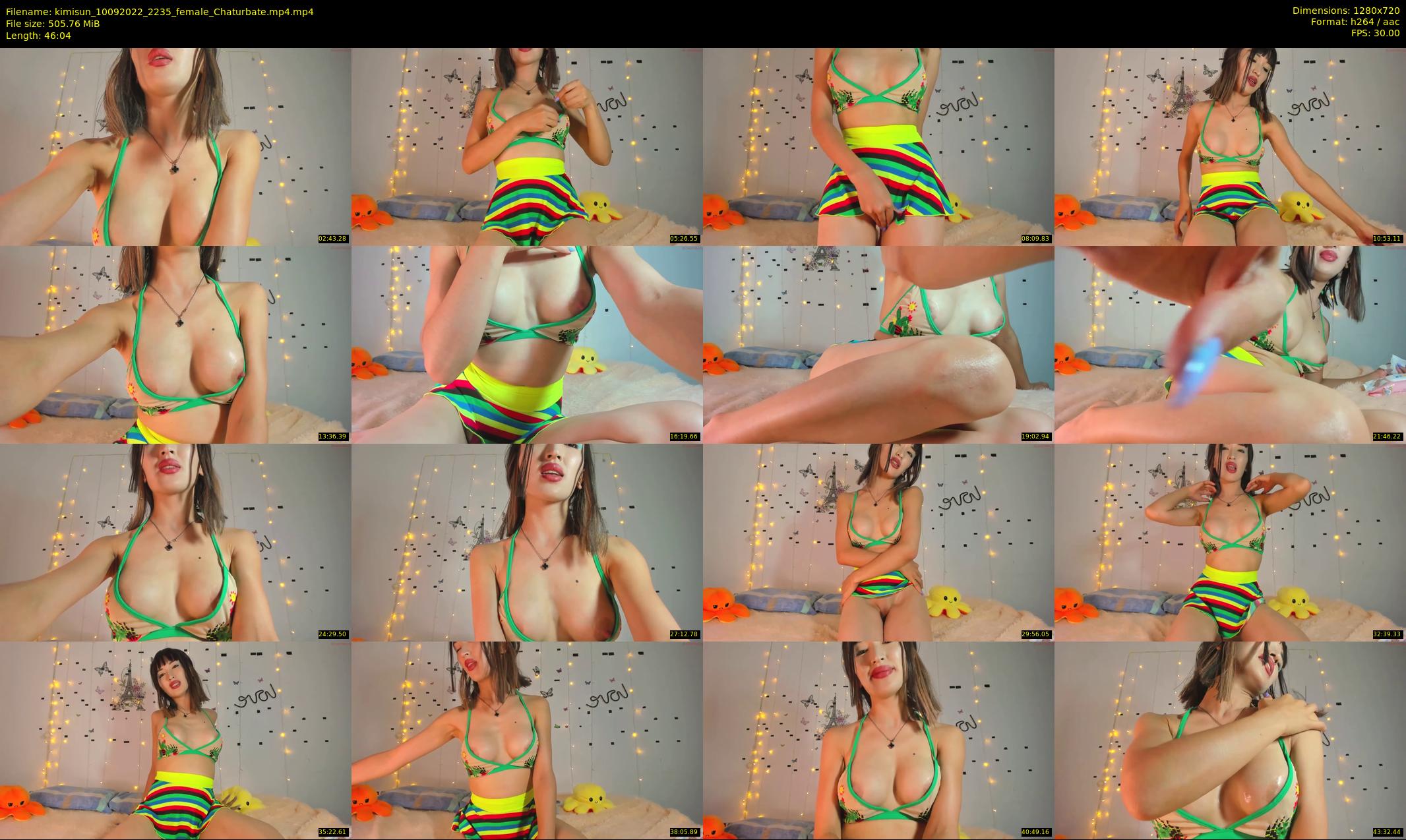 kimisun — 47 minute Chaturbate female cam show recording, 720p, Sep 10, 2022