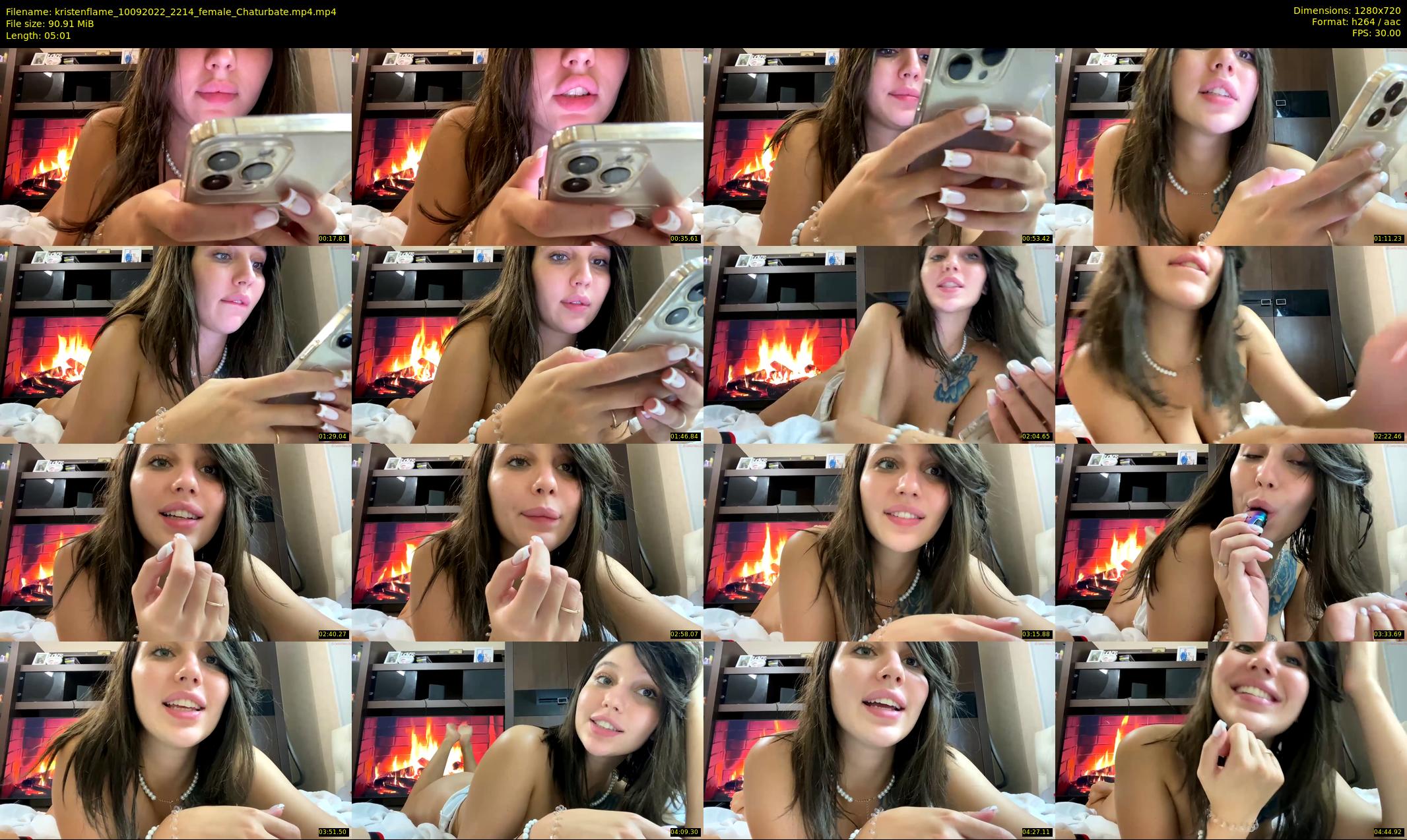 kristenflame — 6 minute Chaturbate couple cam show recording, 720p, Sep 10, 2022