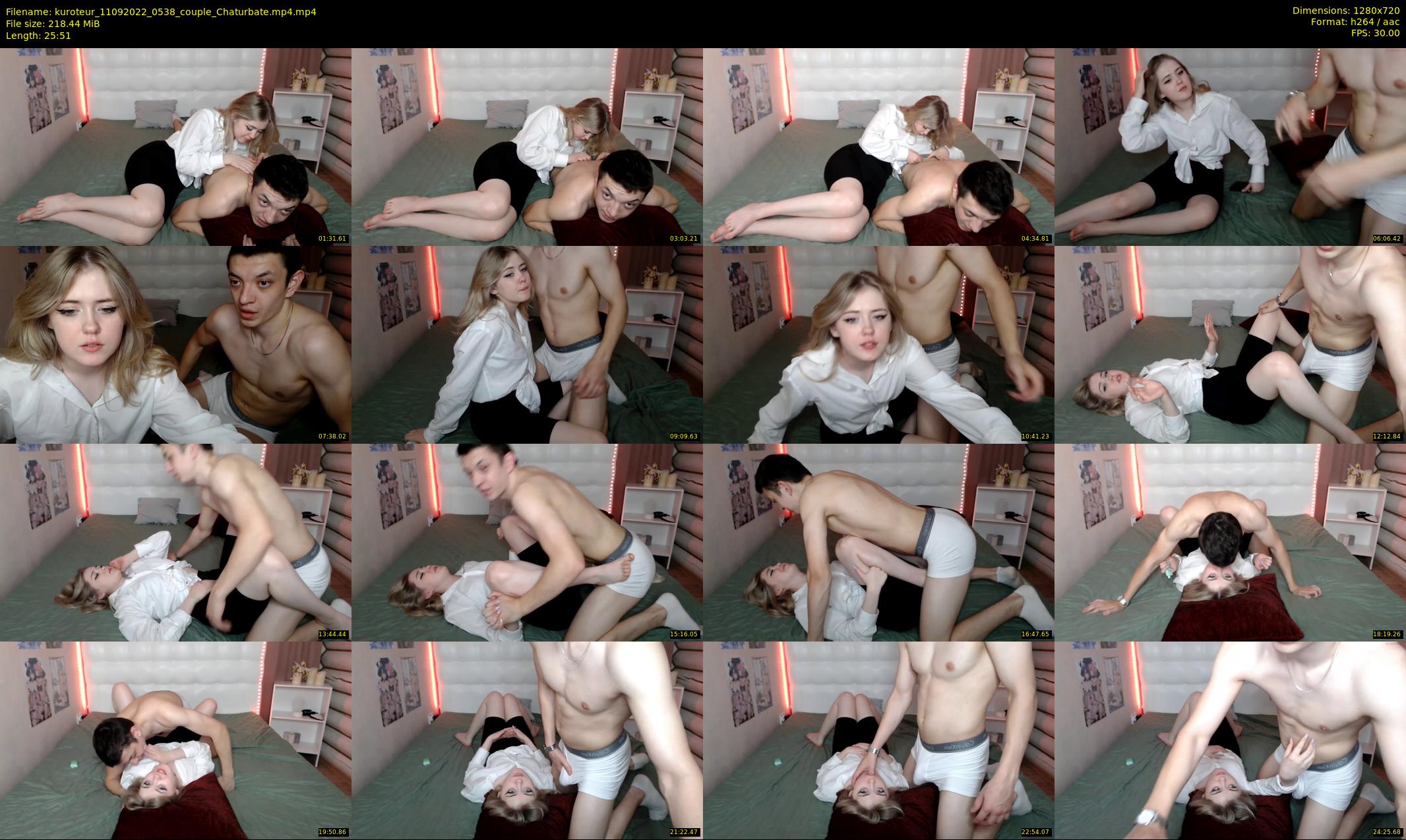 kuroteur — 26 minute Chaturbate couple cam show recording, 720p, Sep 11, 2022