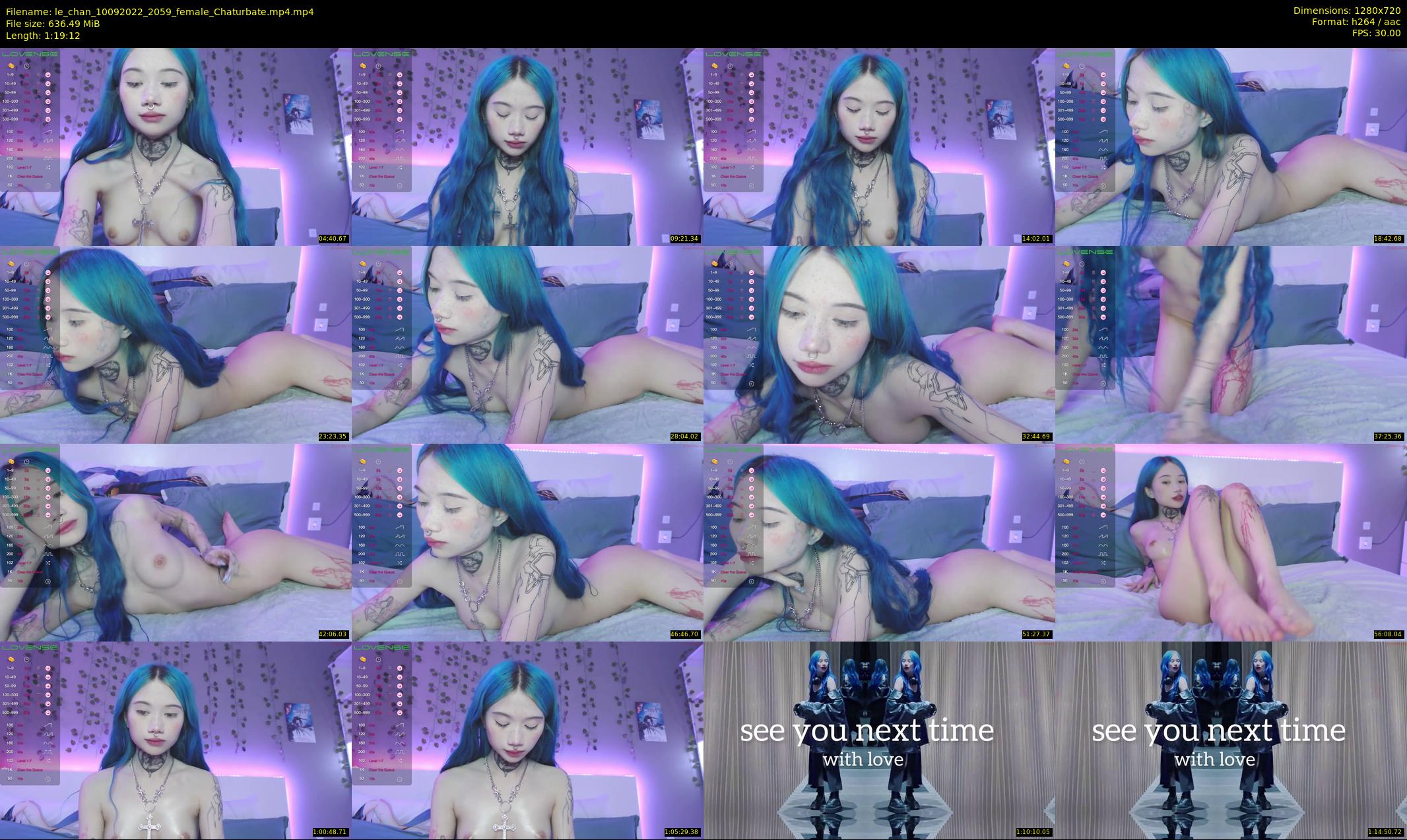 le_chan — 80 minute Chaturbate female cam show recording, 720p, Sep 10, 2022