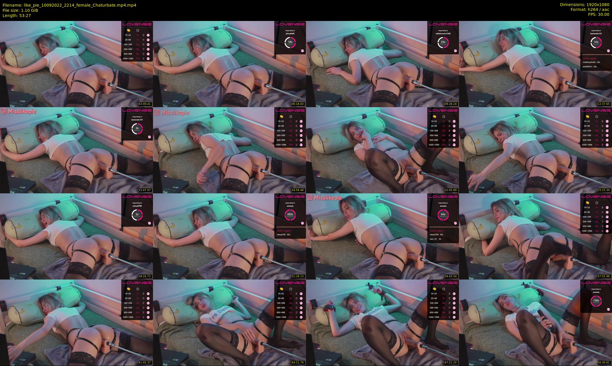 like_pie — 54 minute Chaturbate couple cam show recording, 1080p, Sep 10, 2022