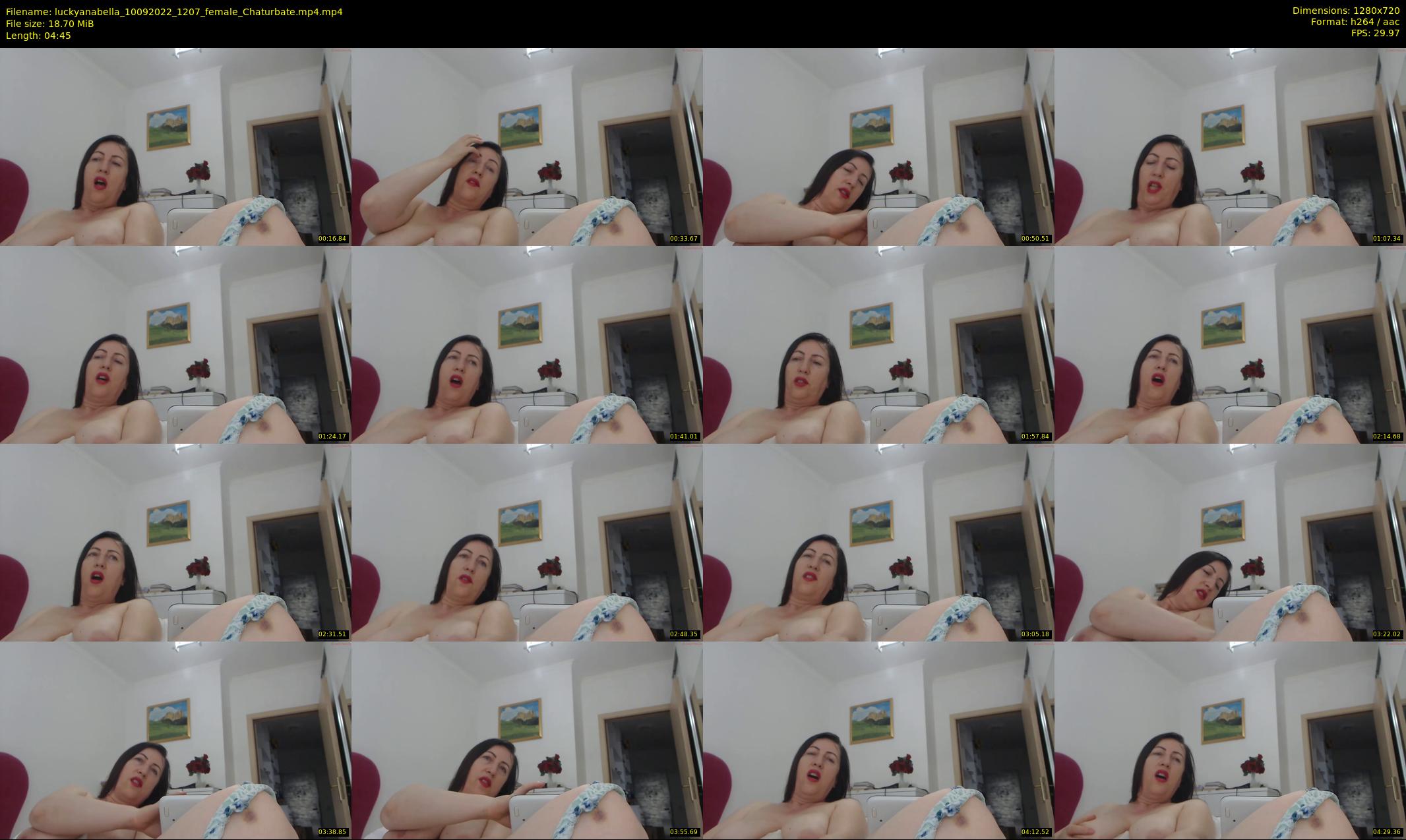 luckyanabella — 5 minute Chaturbate female cam show recording, 720p, Sep 10, 2022