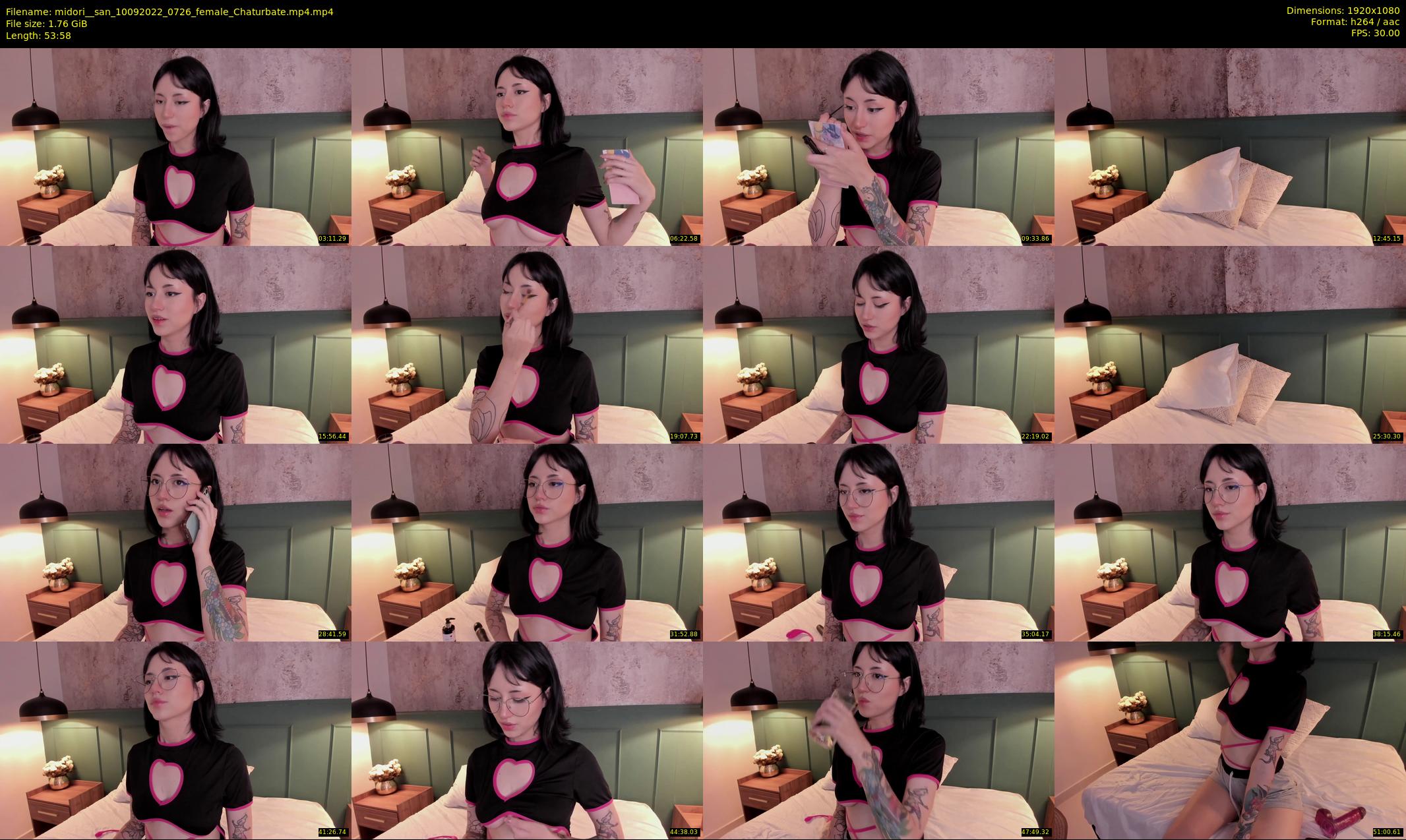 midori__san — 54 minute Chaturbate female cam show recording, 1080p, Sep 10, 2022