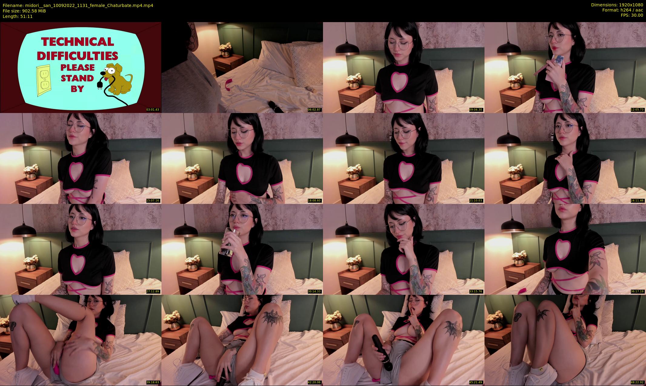 midori__san — 52 minute Chaturbate female cam show recording, 1080p, Sep 10, 2022