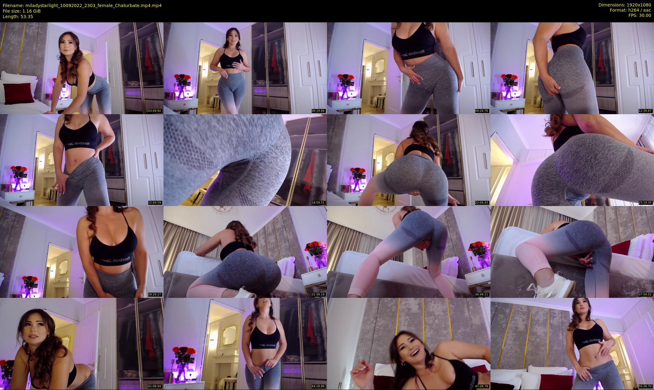 miladystarlight — 54 minute Chaturbate female cam show recording, 1080p, Sep 10, 2022