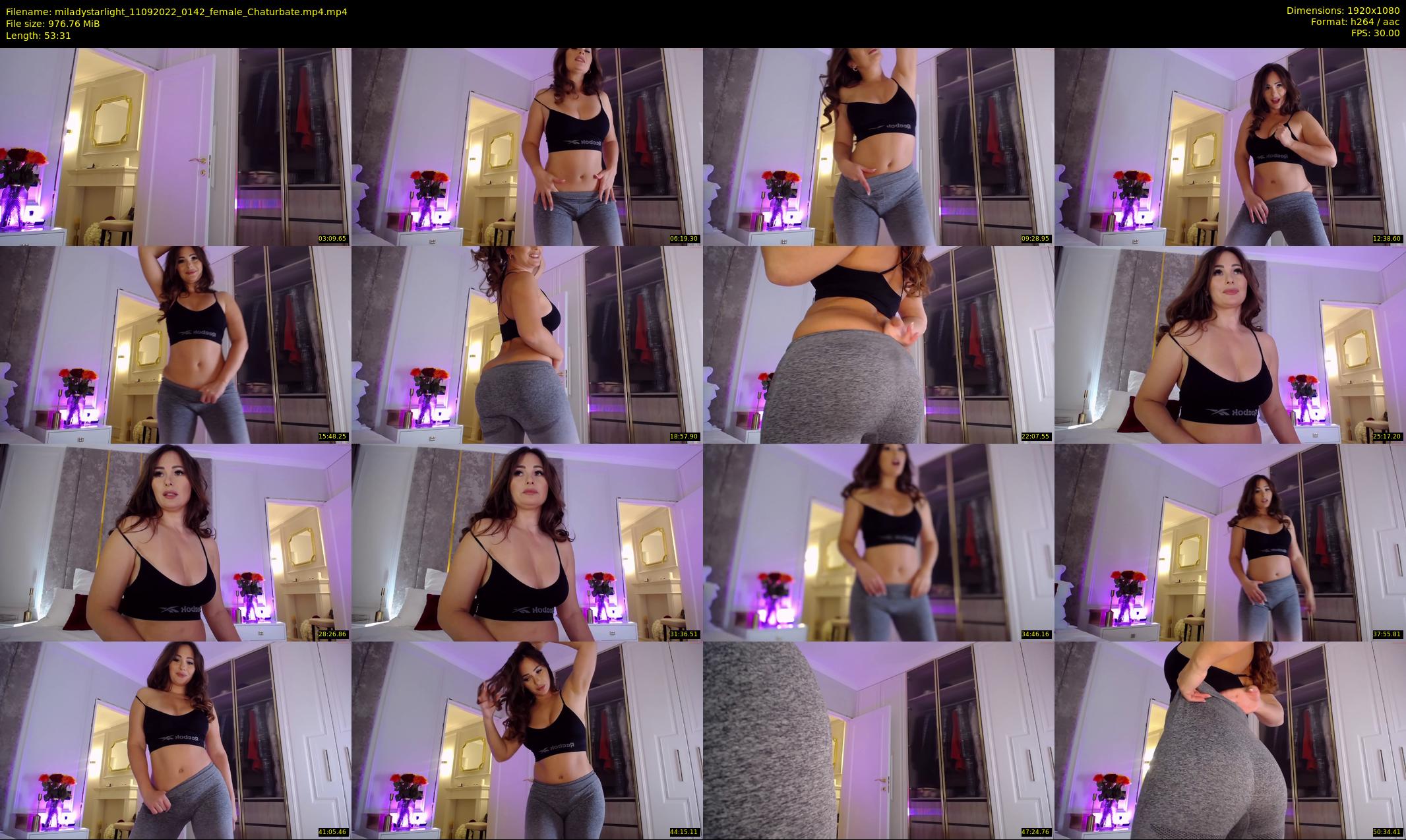 miladystarlight — 54 minute Chaturbate female cam show recording, 1080p, Sep 11, 2022