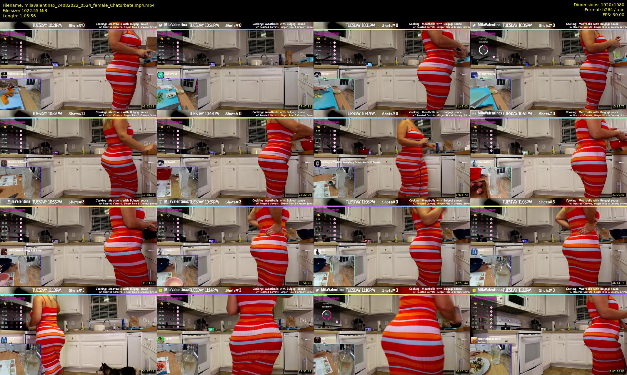 milavalentinax — 66 minute Chaturbate female cam show recording, 1080p, Aug 24, 2022