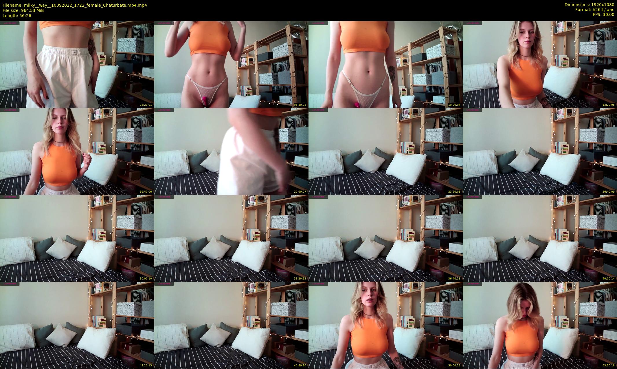 milky__way_ — 57 minute Chaturbate female cam show recording, 1080p, Sep 10, 2022