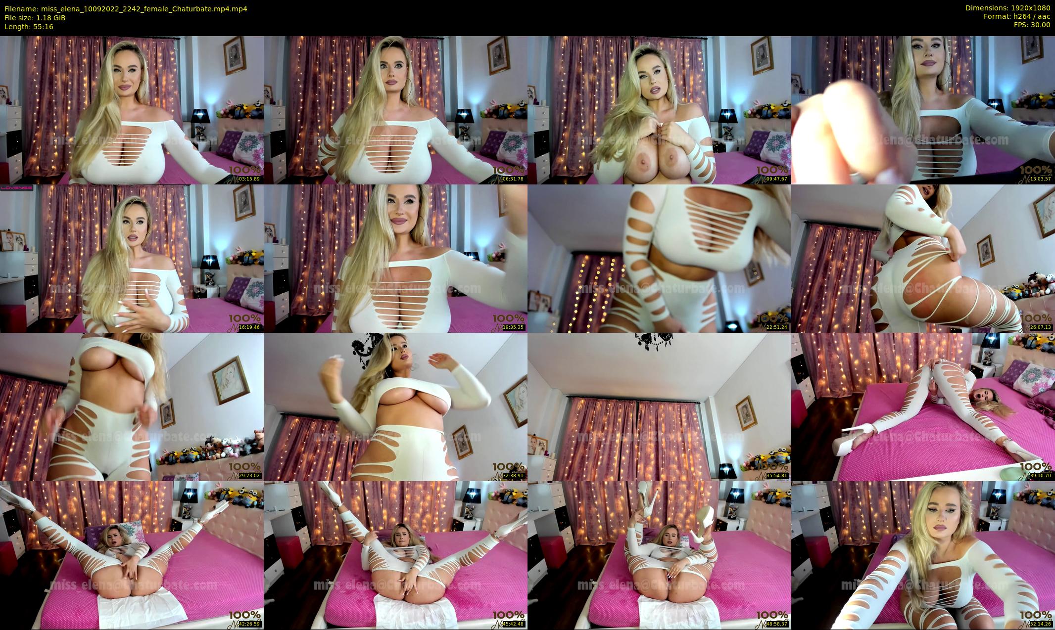 miss_elena — 56 minute Chaturbate female cam show recording, 1080p, Sep 10, 2022