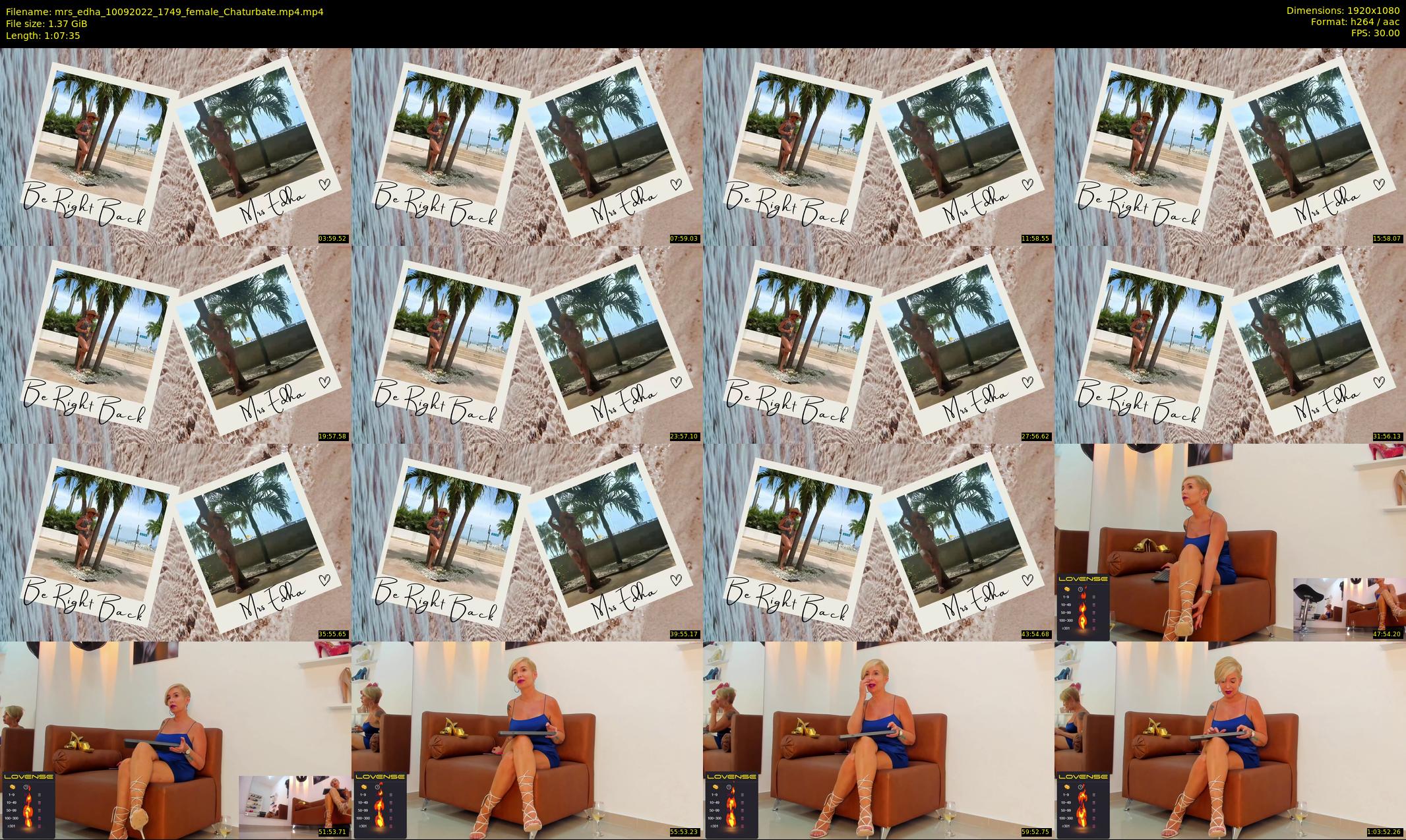 mrs_edha — 68 minute Chaturbate female cam show recording, 1080p, Sep 10, 2022