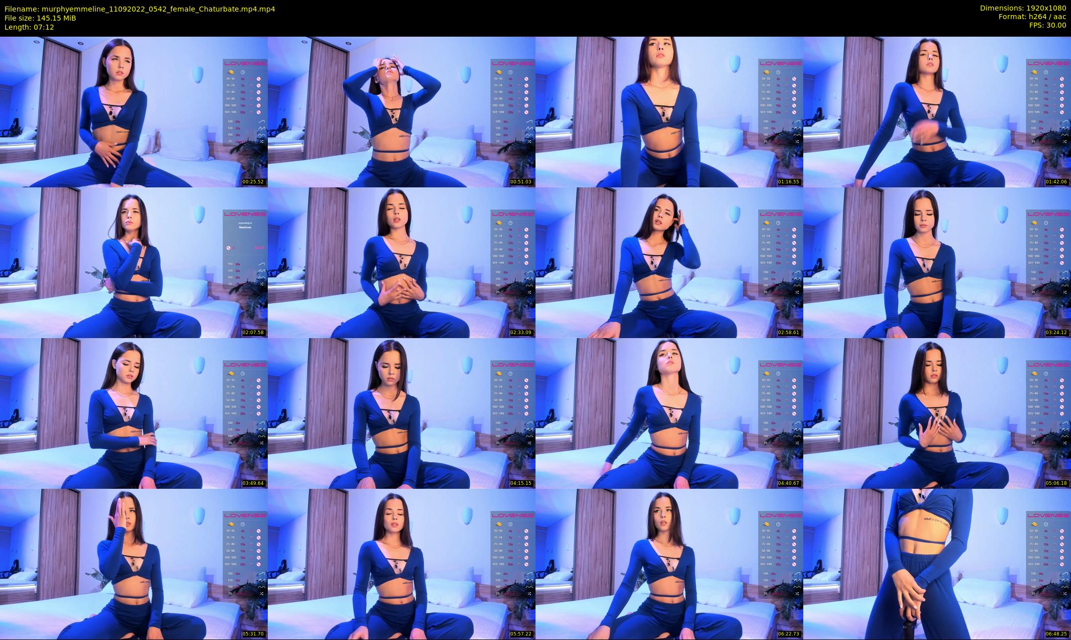 murphyemmeline — 8 minute Chaturbate female cam show recording, 1080p, Sep 11, 2022