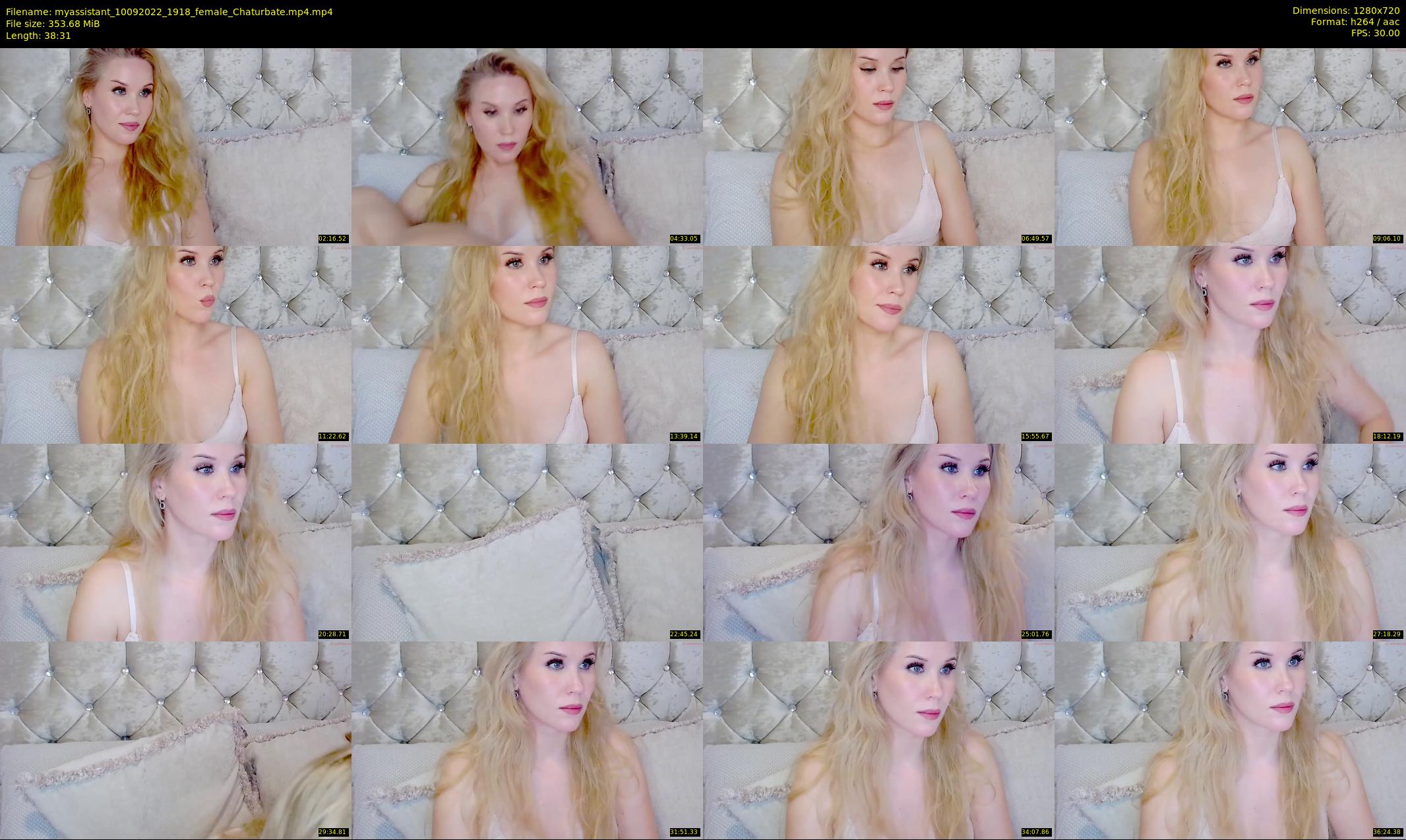 myassistant — 39 minute Chaturbate female cam show recording, 720p, Sep 10, 2022