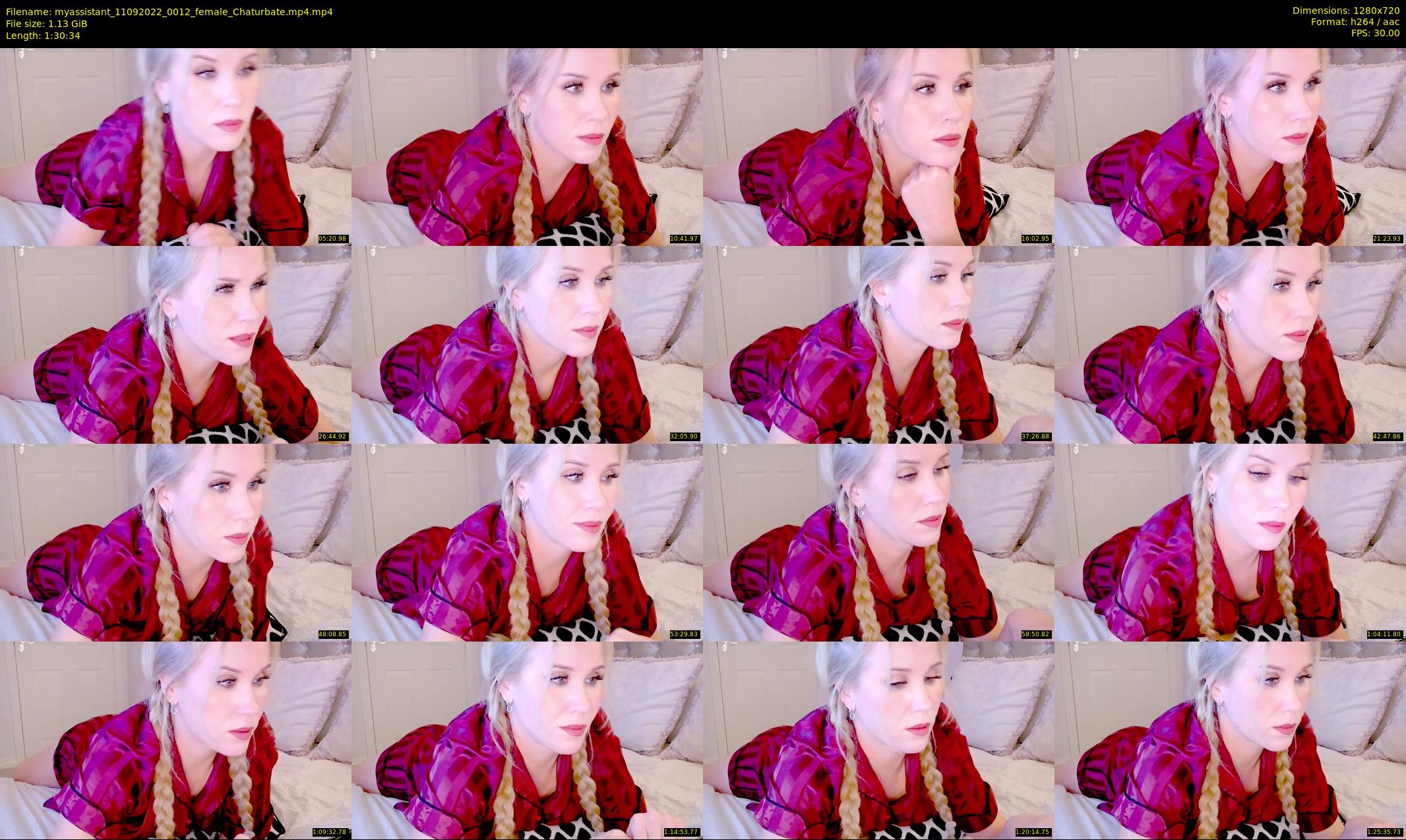 myassistant — 91 minute Chaturbate female cam show recording, 720p, Sep 11, 2022