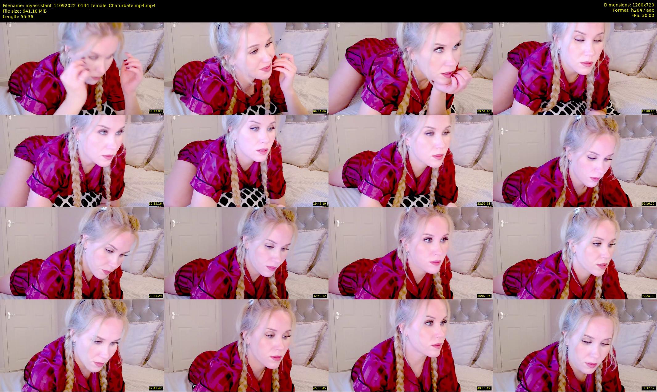 myassistant — 56 minute Chaturbate female cam show recording, 720p, Sep 11, 2022