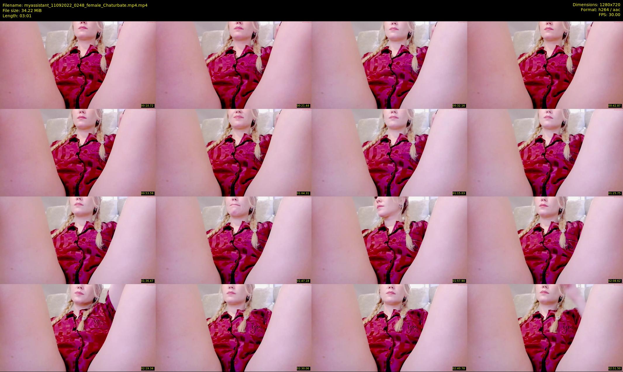 myassistant — 4 minute Chaturbate female cam show recording, 720p, Sep 11, 2022