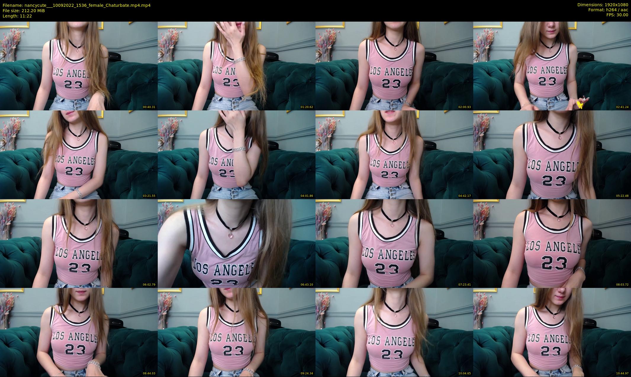 nancycute__ — 12 minute Chaturbate female cam show recording, 1080p, Sep 10, 2022