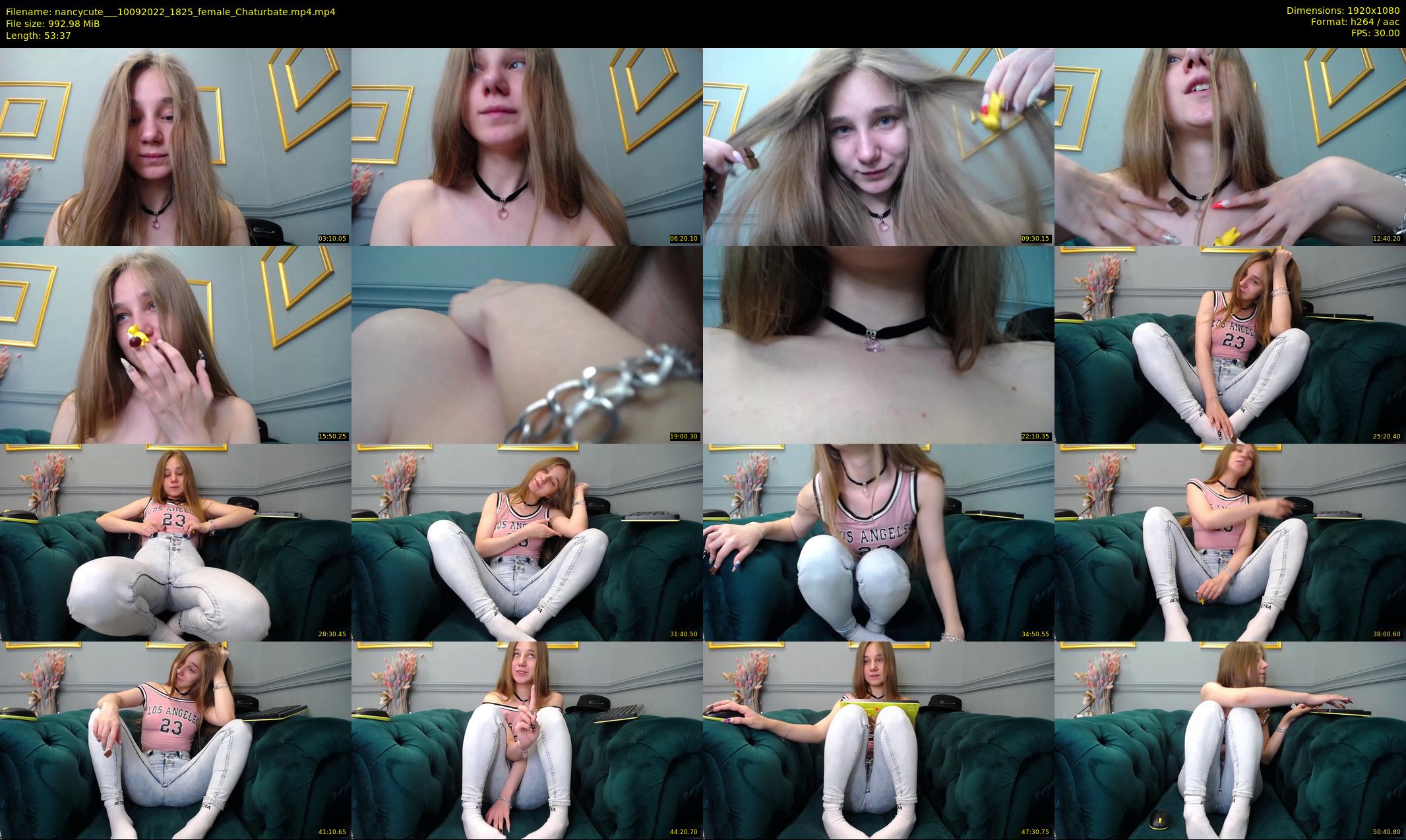 nancycute__ — 54 minute Chaturbate female cam show recording, 1080p, Sep 10, 2022