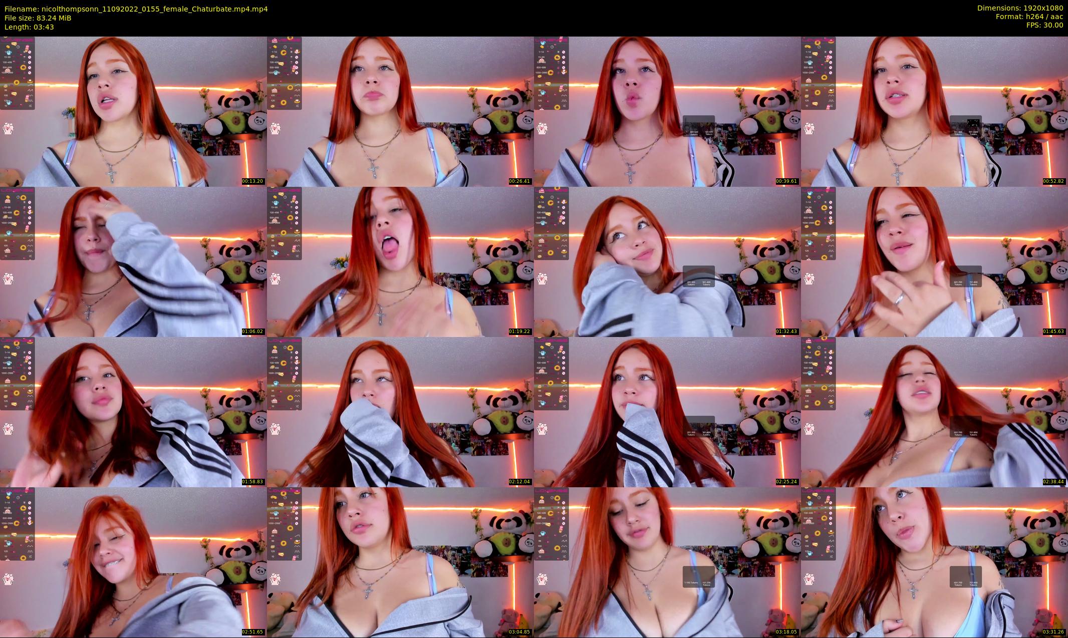 nicolthompsonn — 4 minute Chaturbate female cam show recording, 1080p, Sep 11, 2022