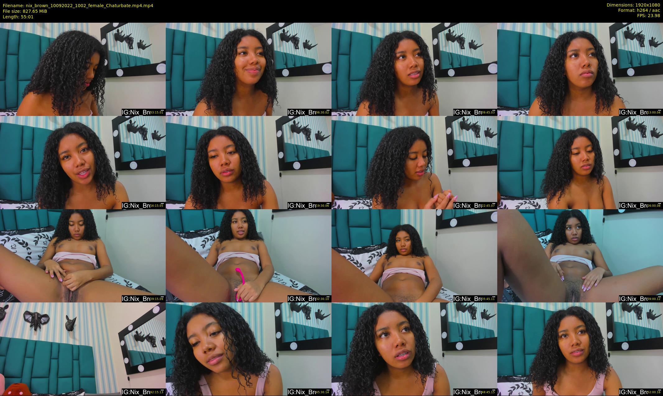 nix_brown — 56 minute Chaturbate female cam show recording, 1080p, Sep 10, 2022