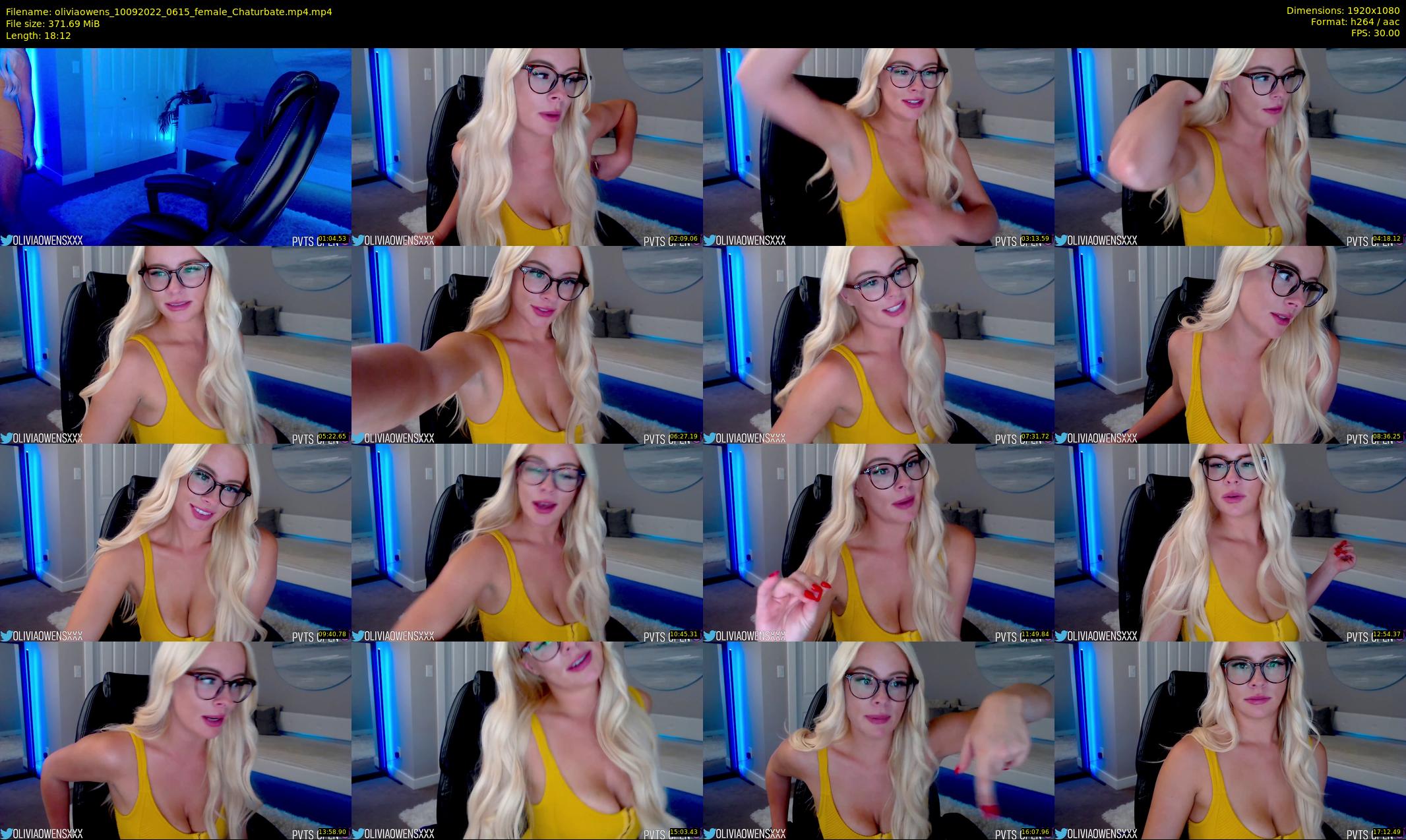 oliviaowens — 19 minute Chaturbate female cam show recording, 1080p, Sep 10, 2022