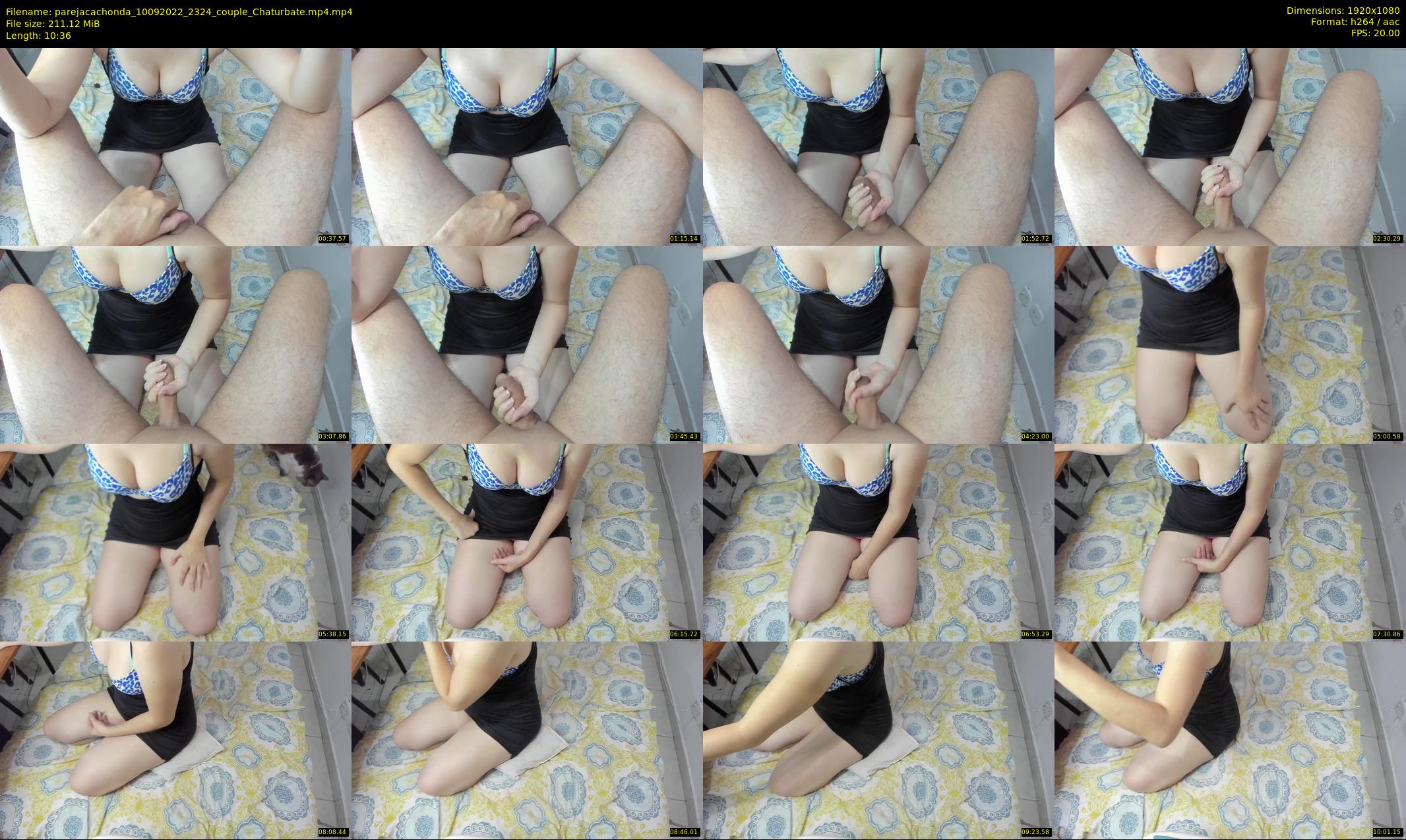 parejacachonda — 11 minute Chaturbate couple cam show recording, 1080p, Sep 10, 2022